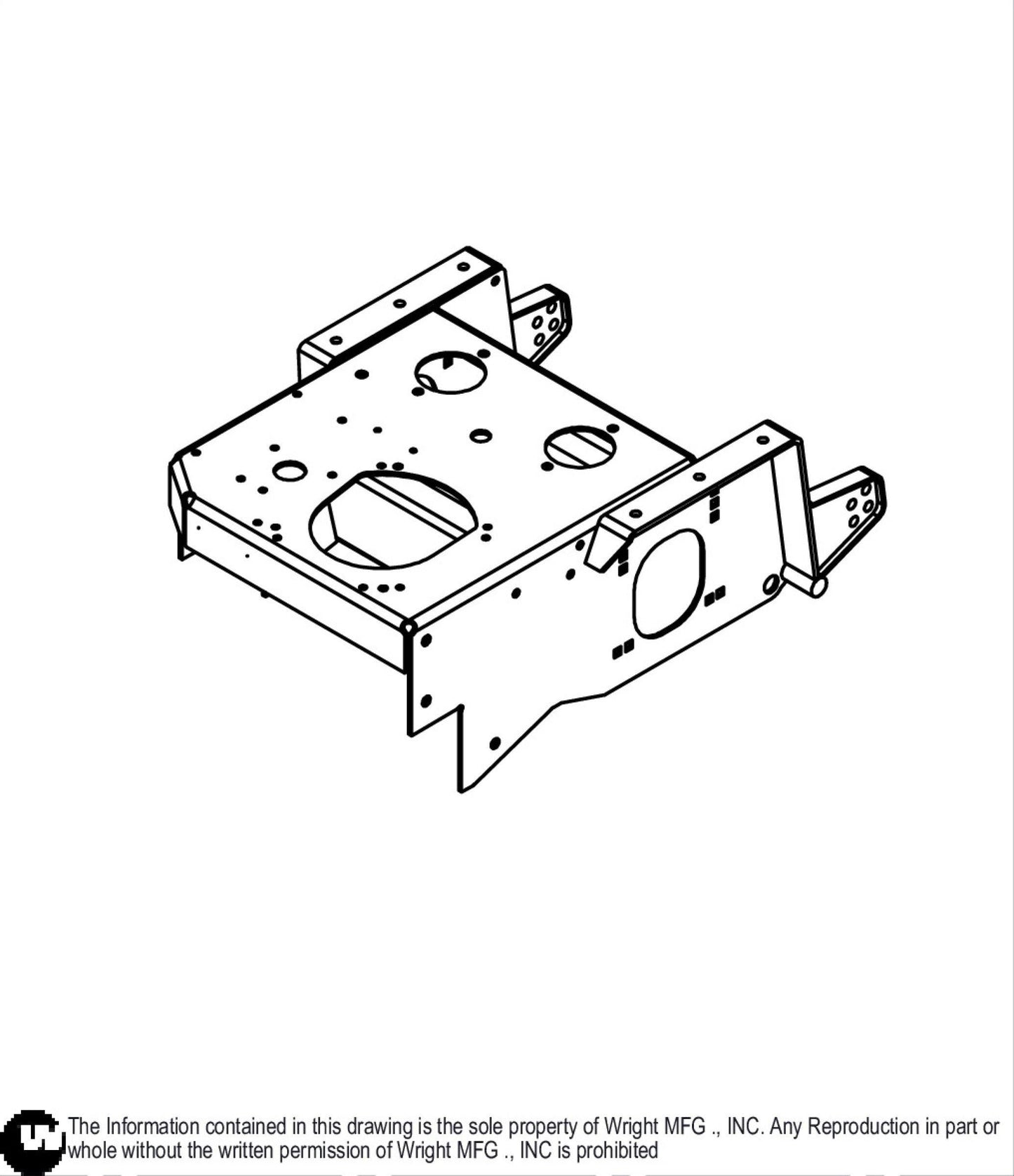 36-42" Tractor Frame 93410029.