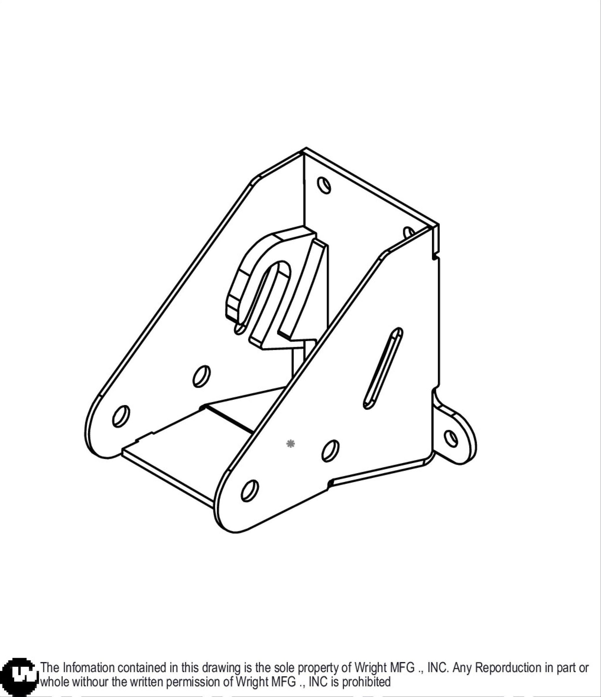 WSE Upper Seat Weldment 93410058.