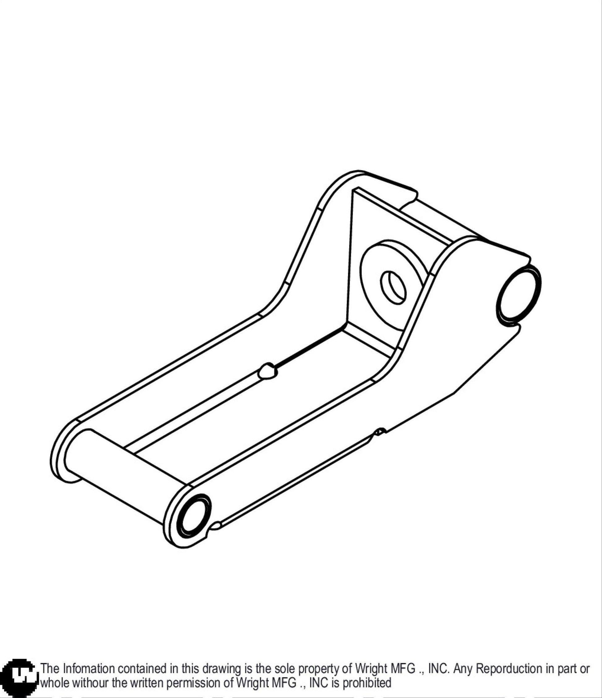 WSE Upper Arm Seat Weldment 93410059.