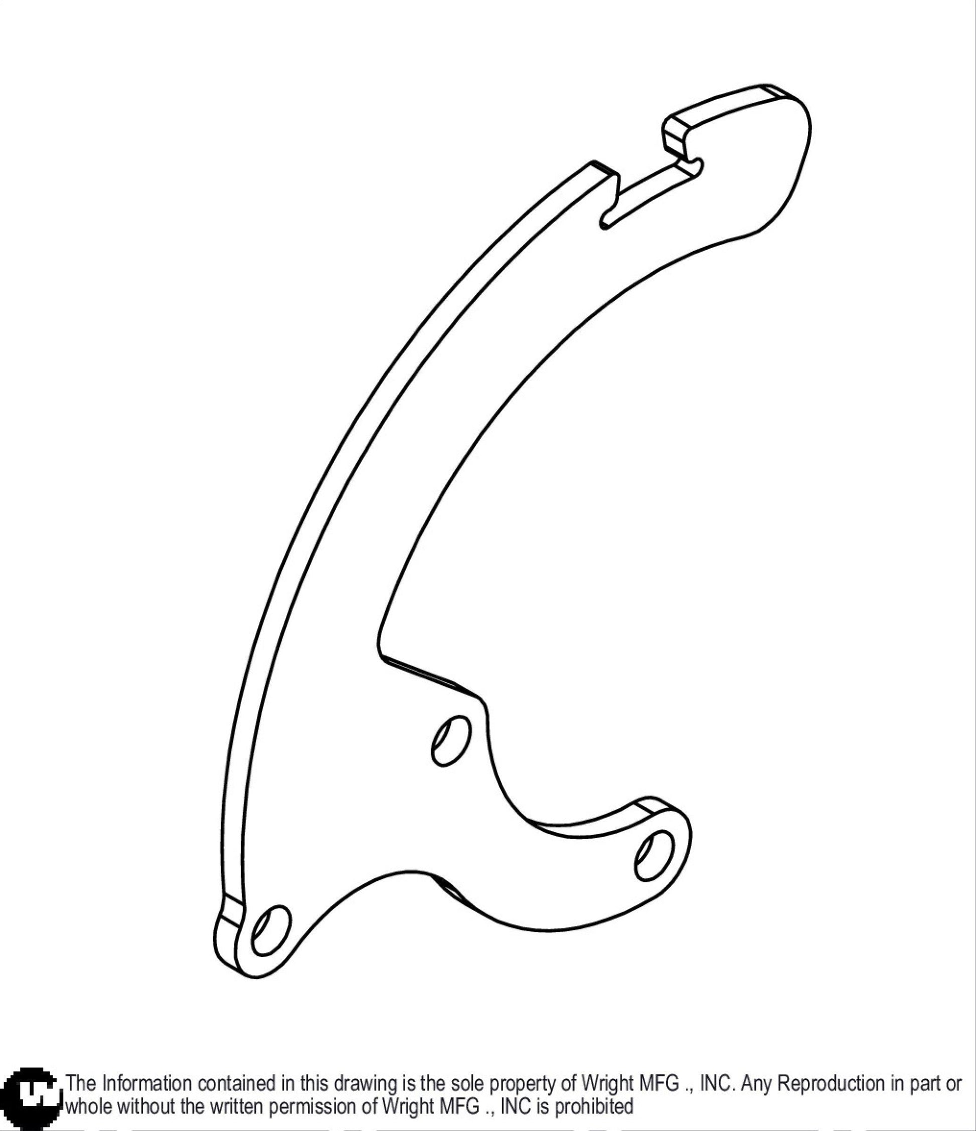 Right WVK Pump Control Lever 93410074.