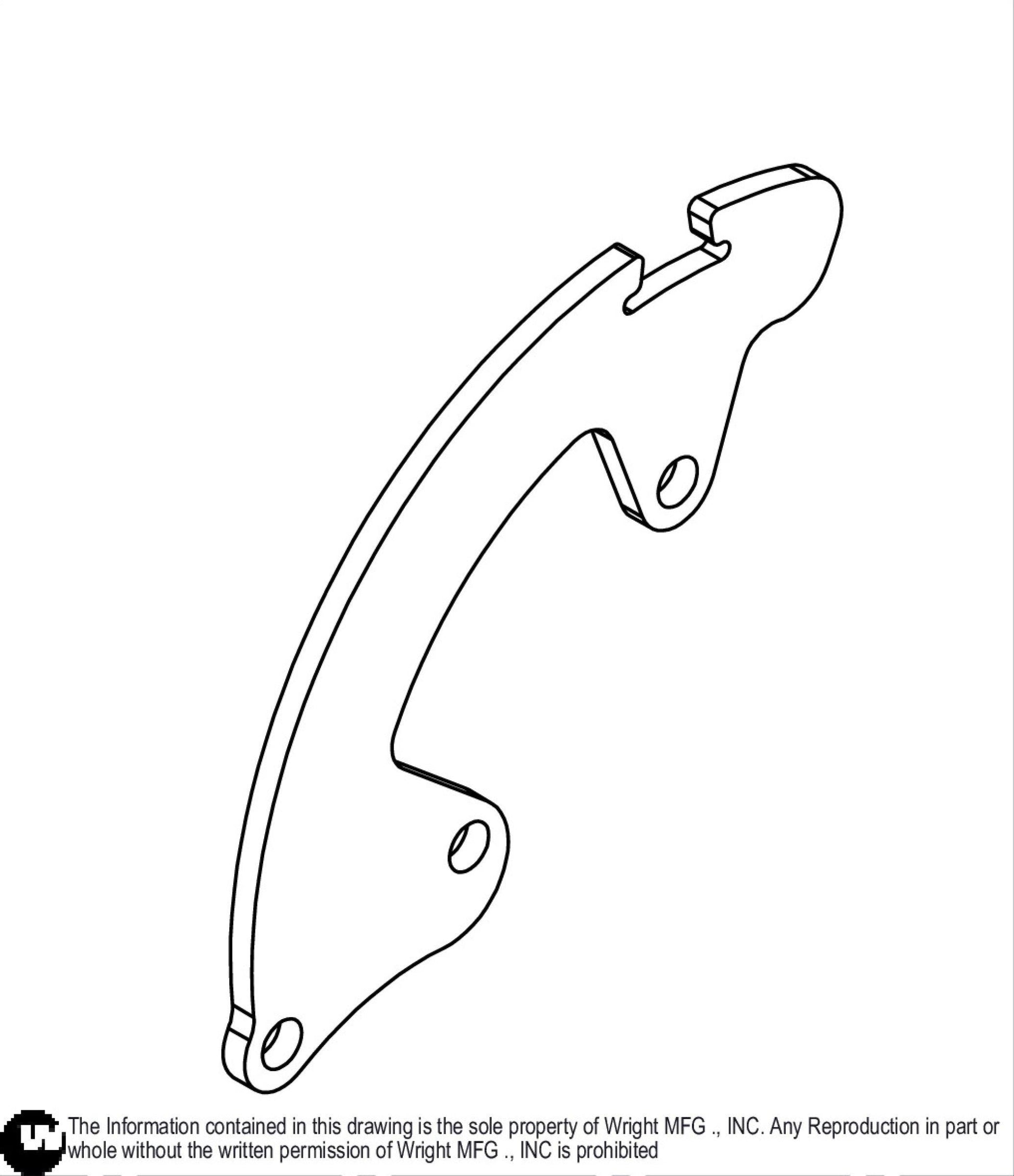 Left WVK Pump Control Lever 93410075.