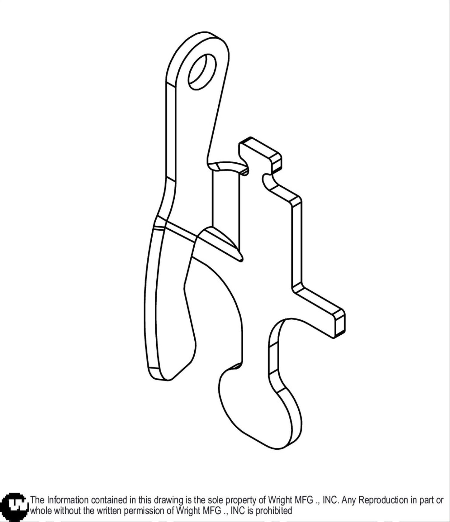 WVK Pump Lock Lever 93410076.