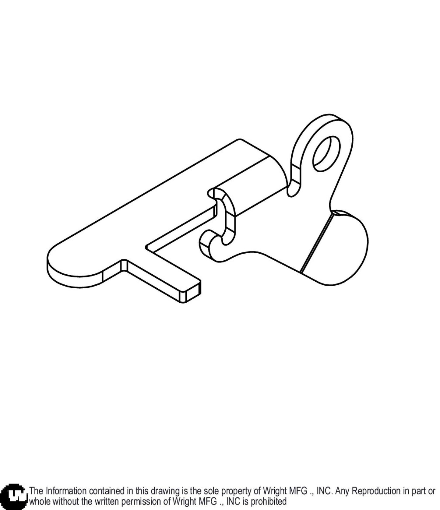 Left Pump Lock Lever 93410079.