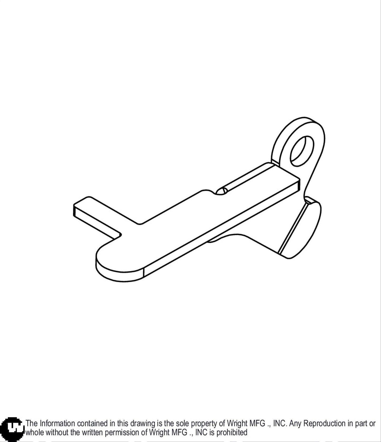 Right Pump Lock Lever 93410080.