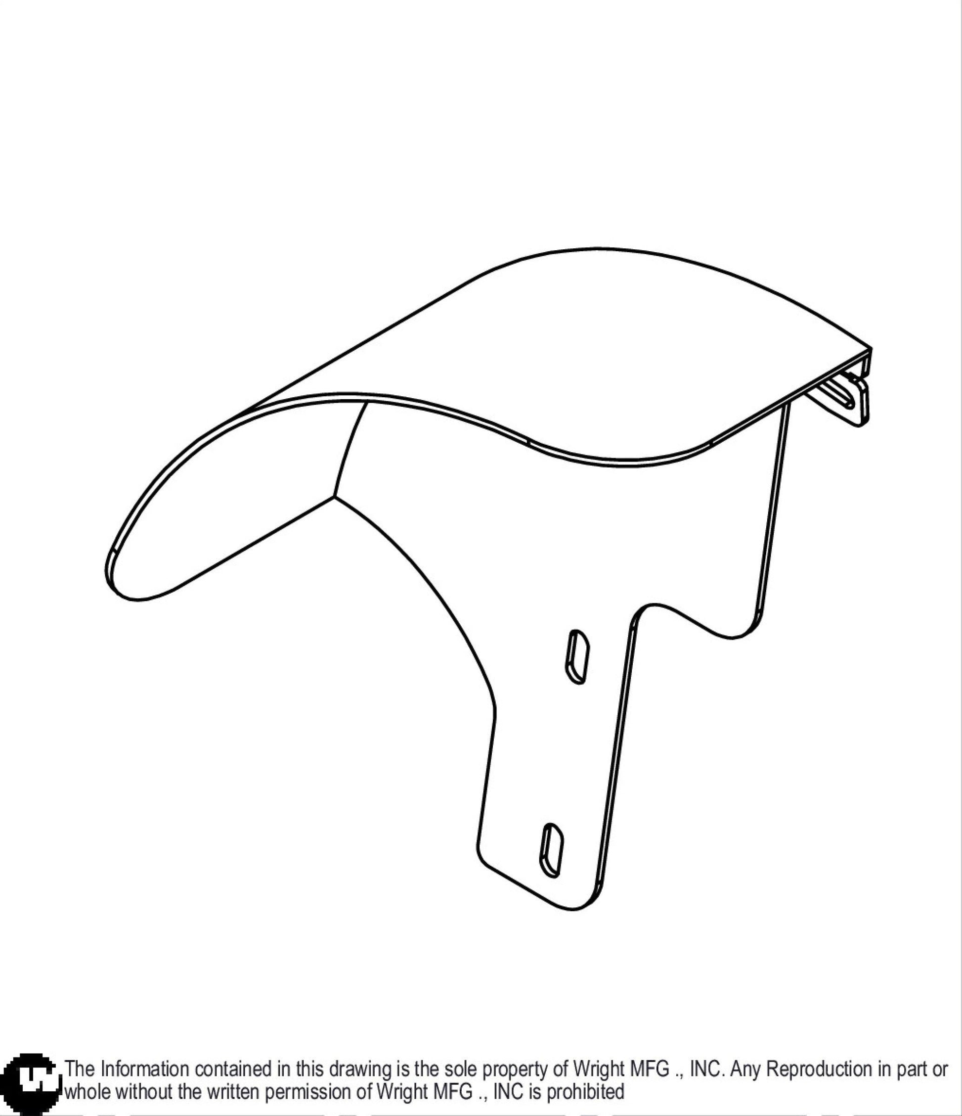 Right 48-61 Stander Fender 93410087.