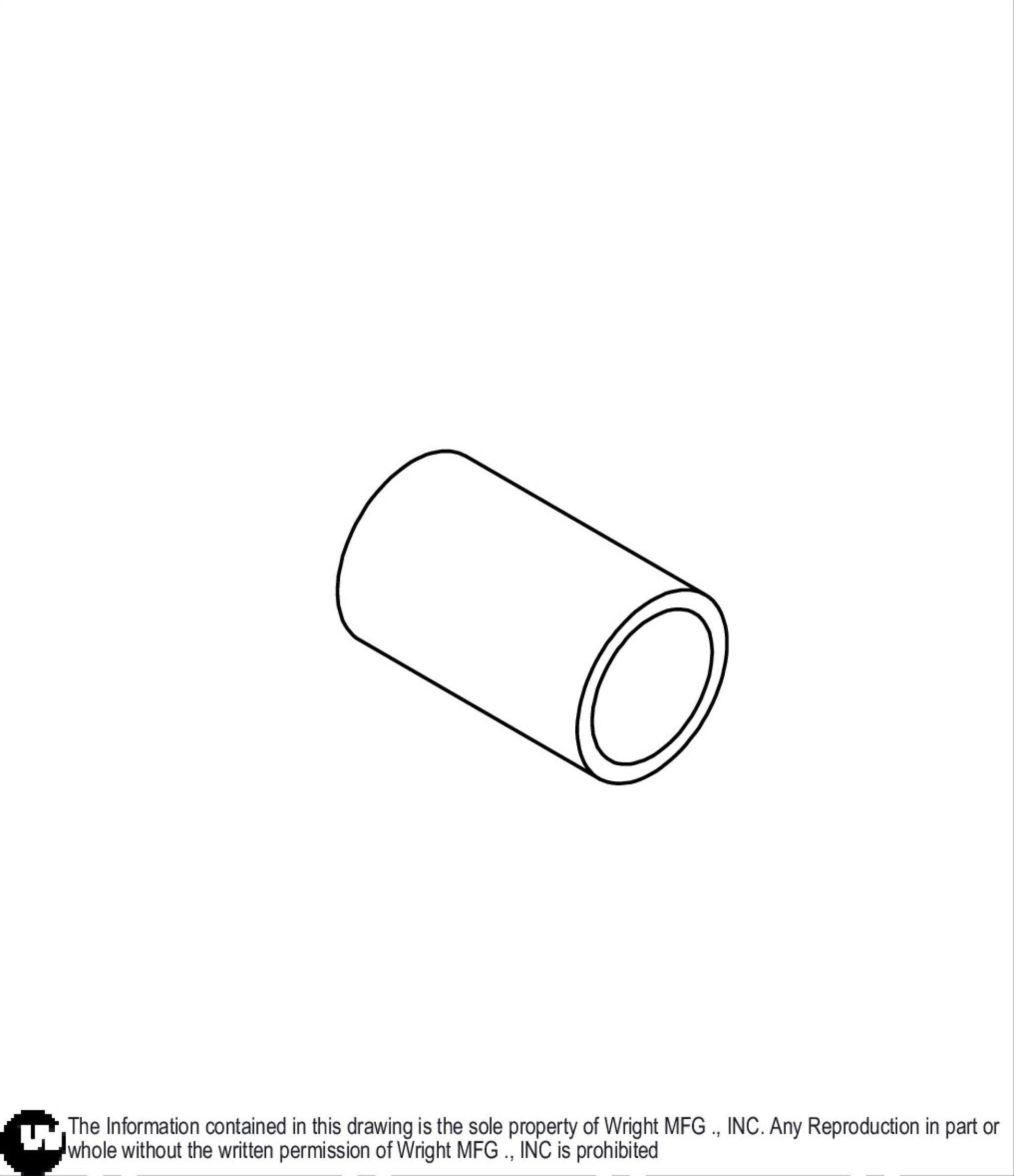 Short 48-61 Fender Spacer 93410089.