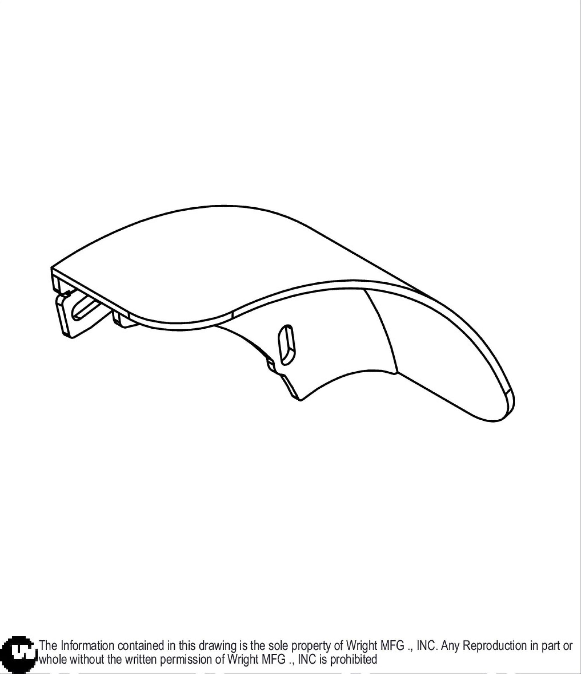 Left 36-42 Stander Fender 93410091.