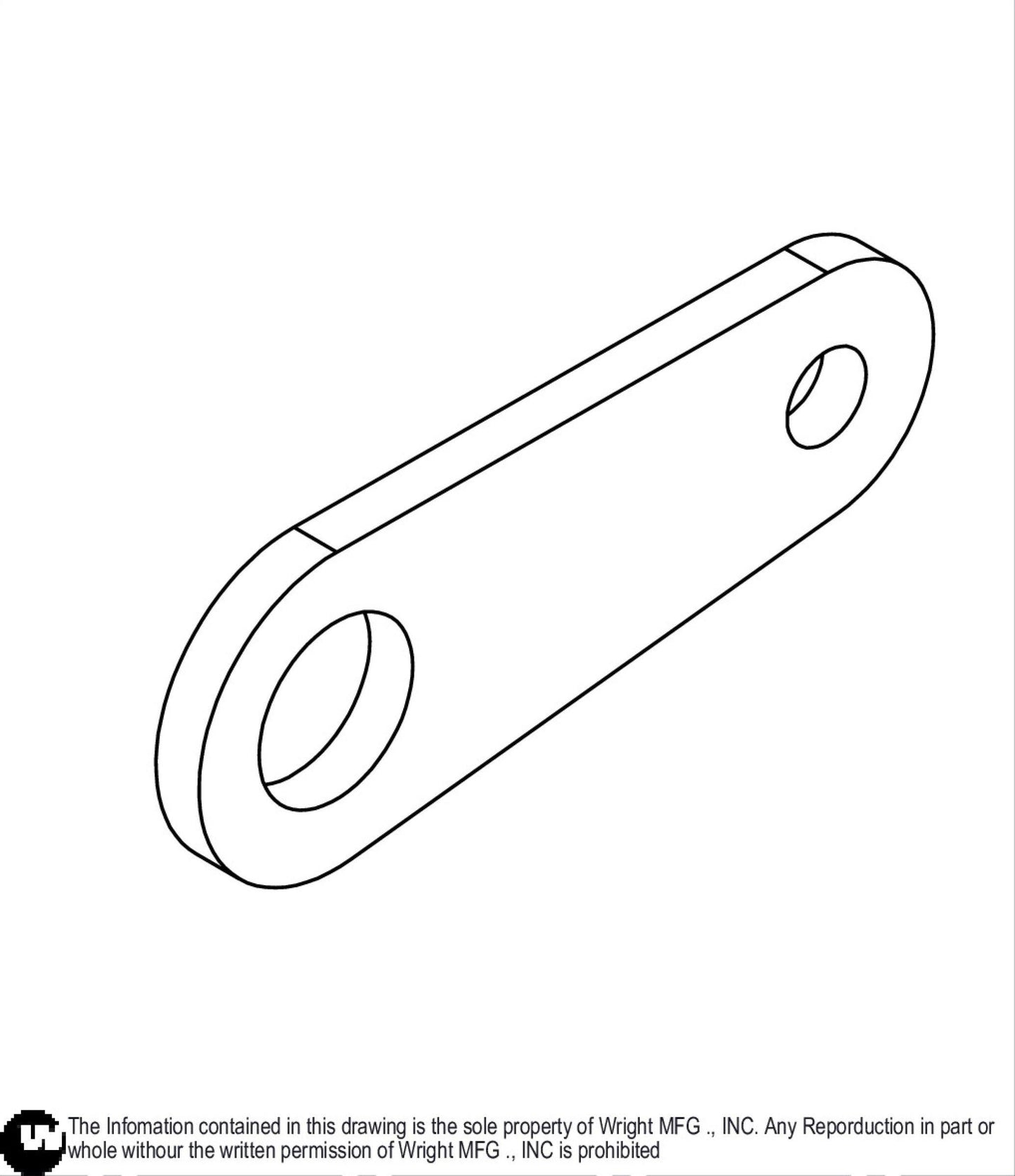 RD Pivoting Baffle Lock Plate 93410093.