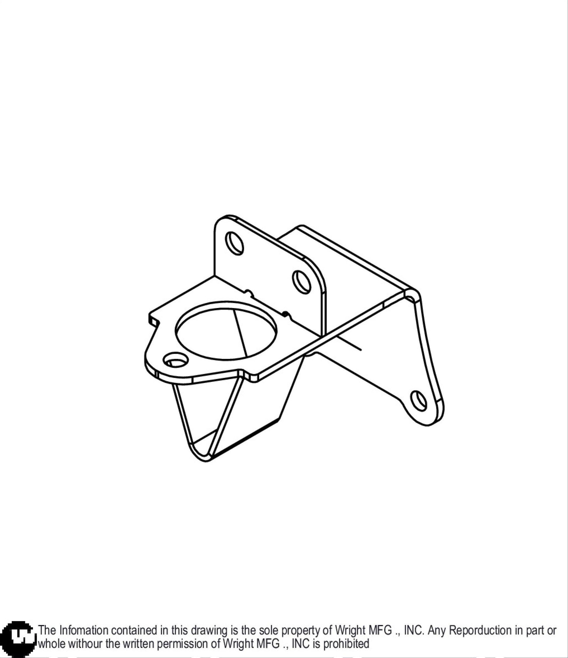 Front Fuel Tank Bracket 93410094.