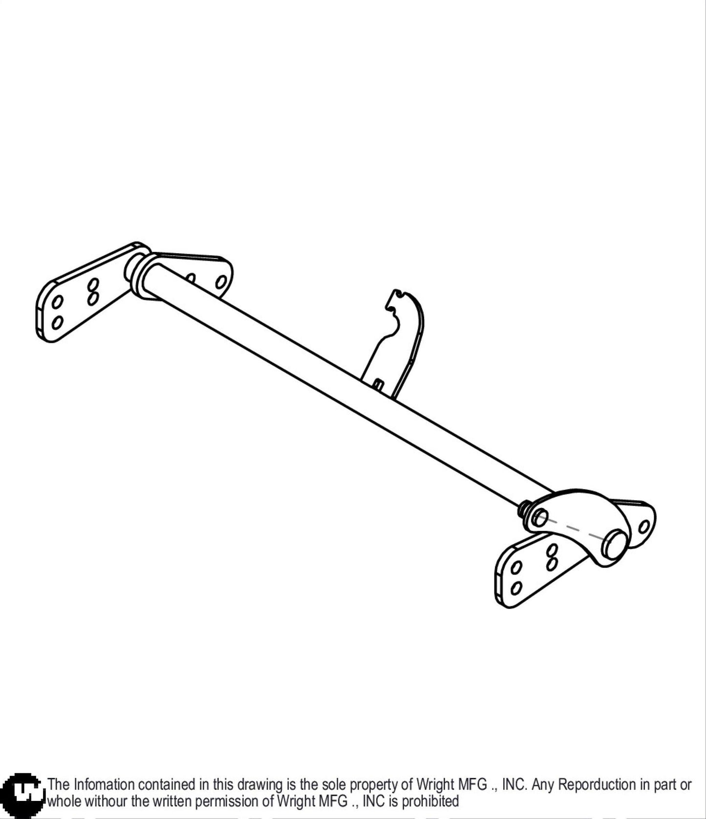 32-42 WS Lateral Link Brake Bar 93410099.