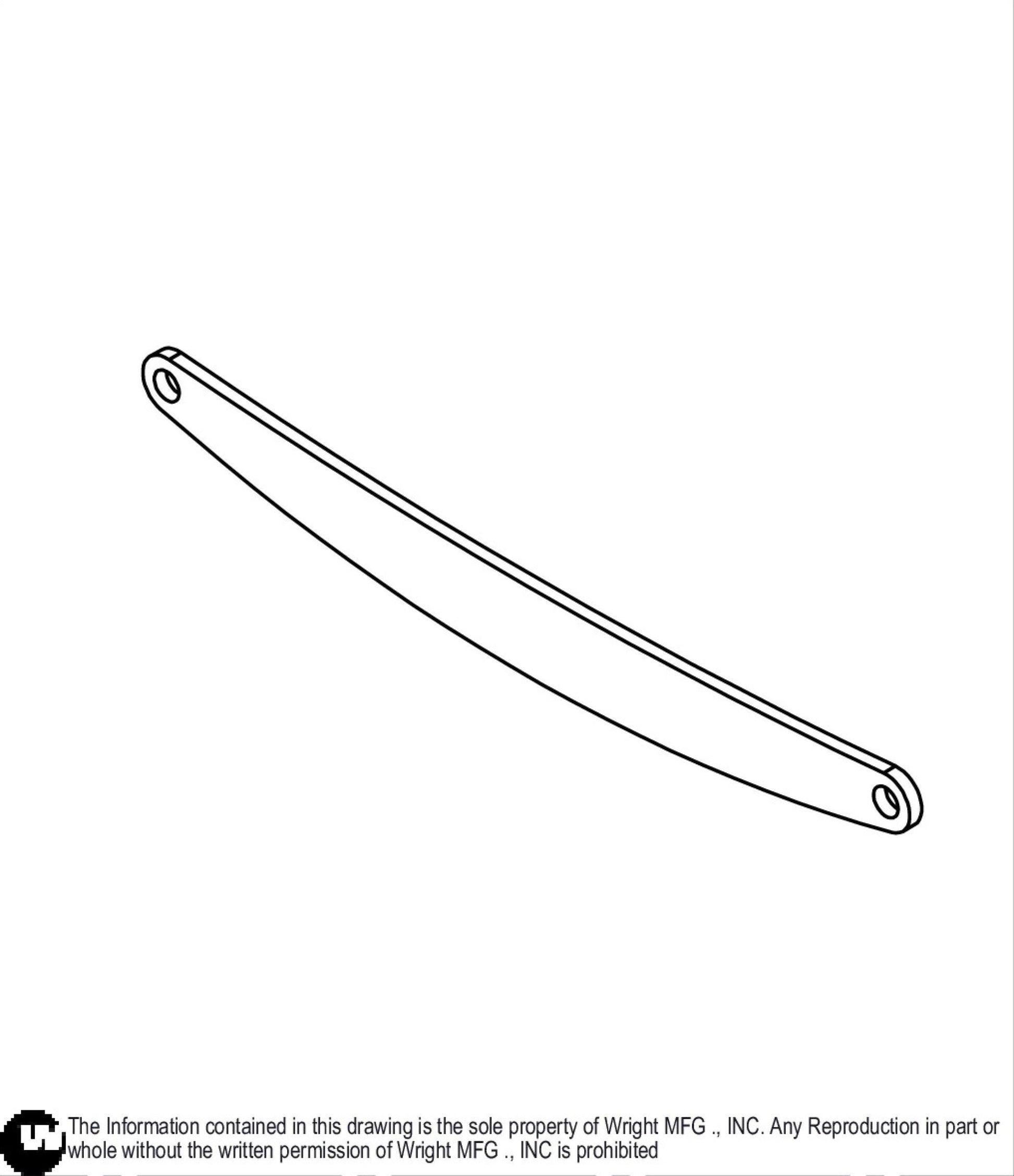 32-42 WS Brake Push Bar 93410100.