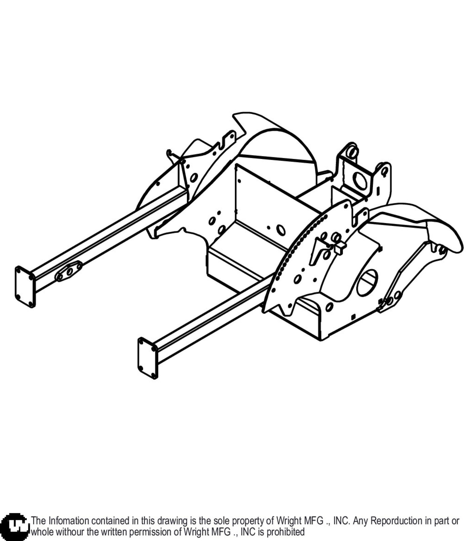 WSES Tractor Body Weldment 93410107.