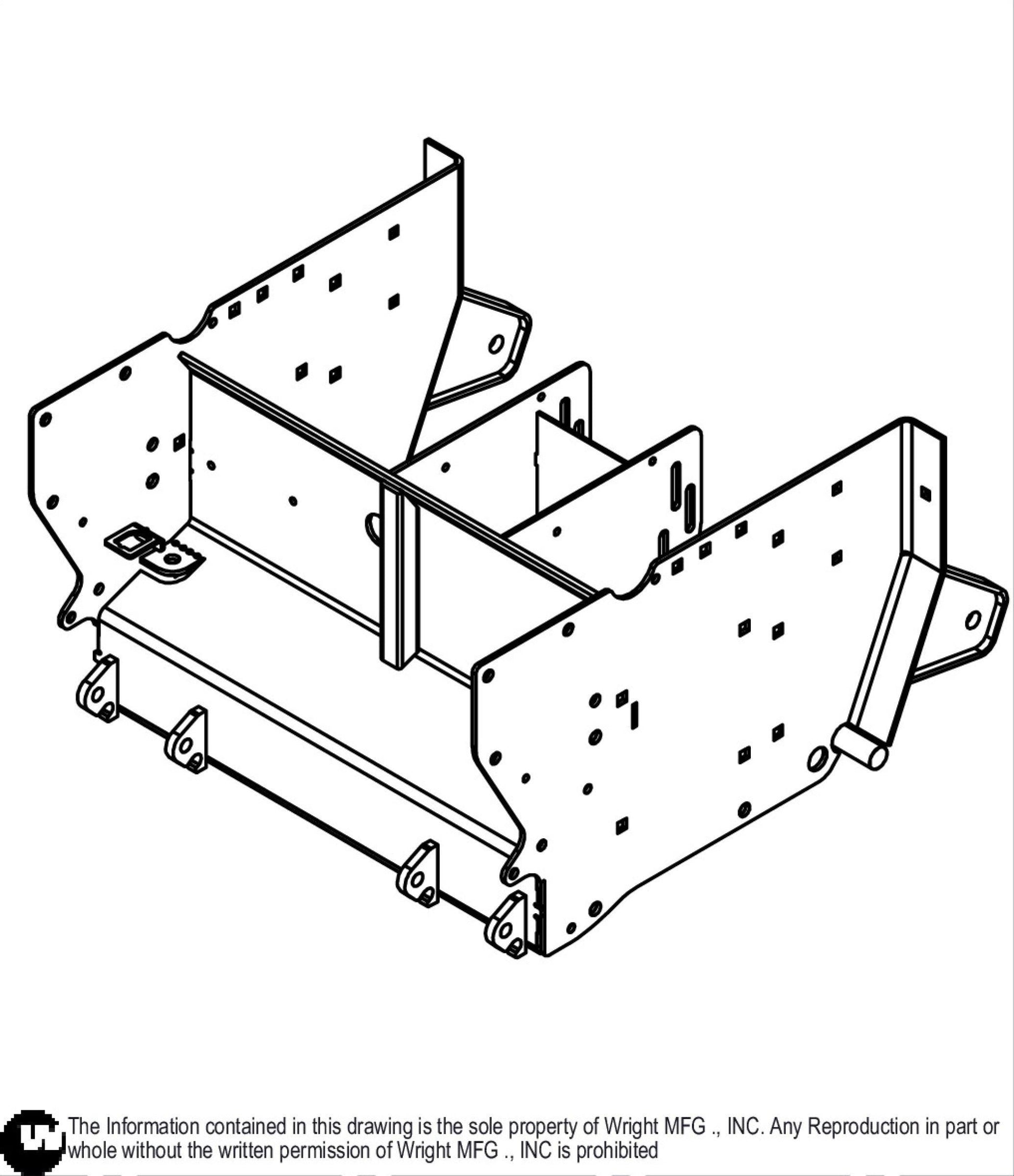WSE III Tractor Body Weldment 93410134.