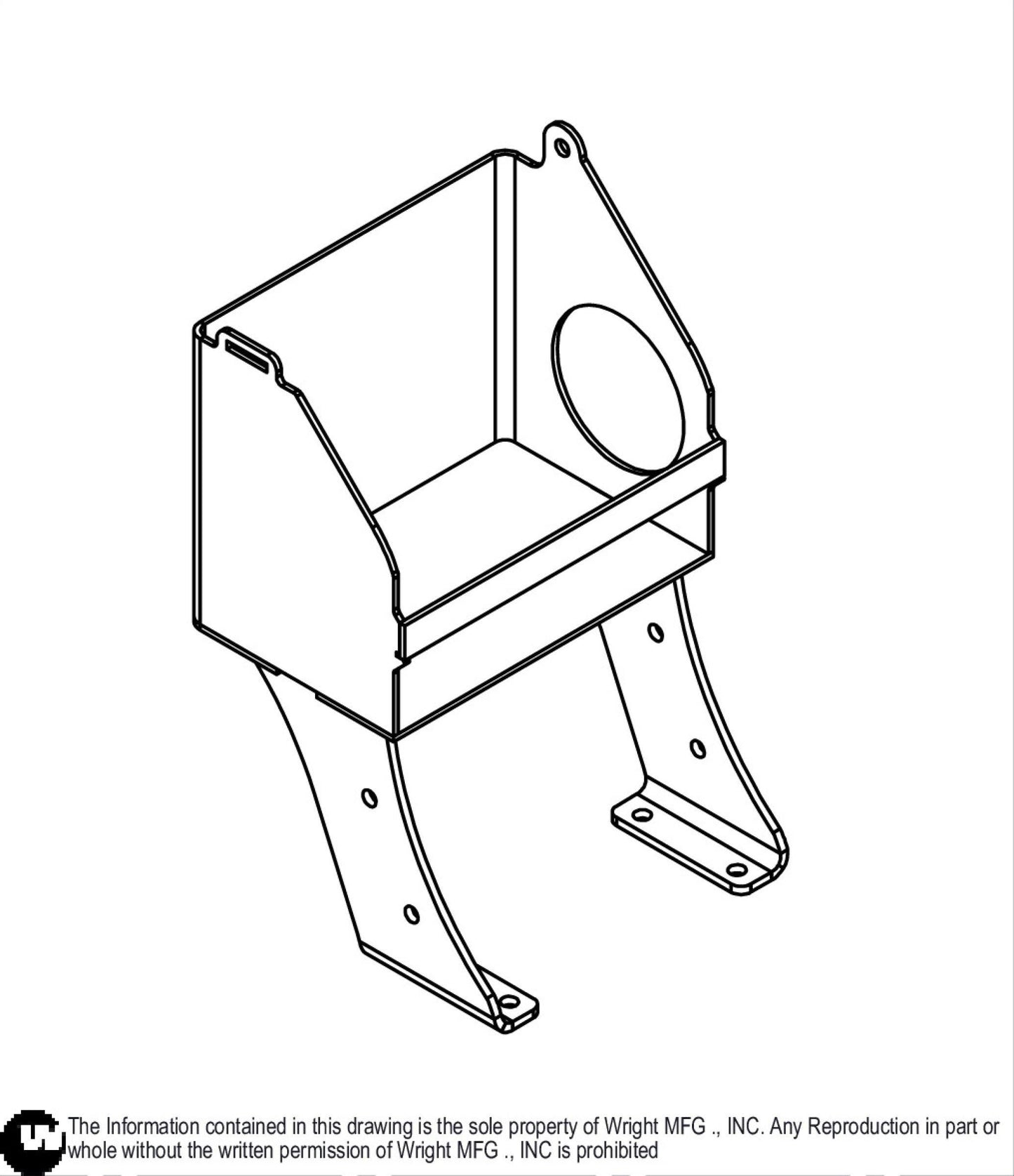 WV Battery Stand Weldment 93410143.