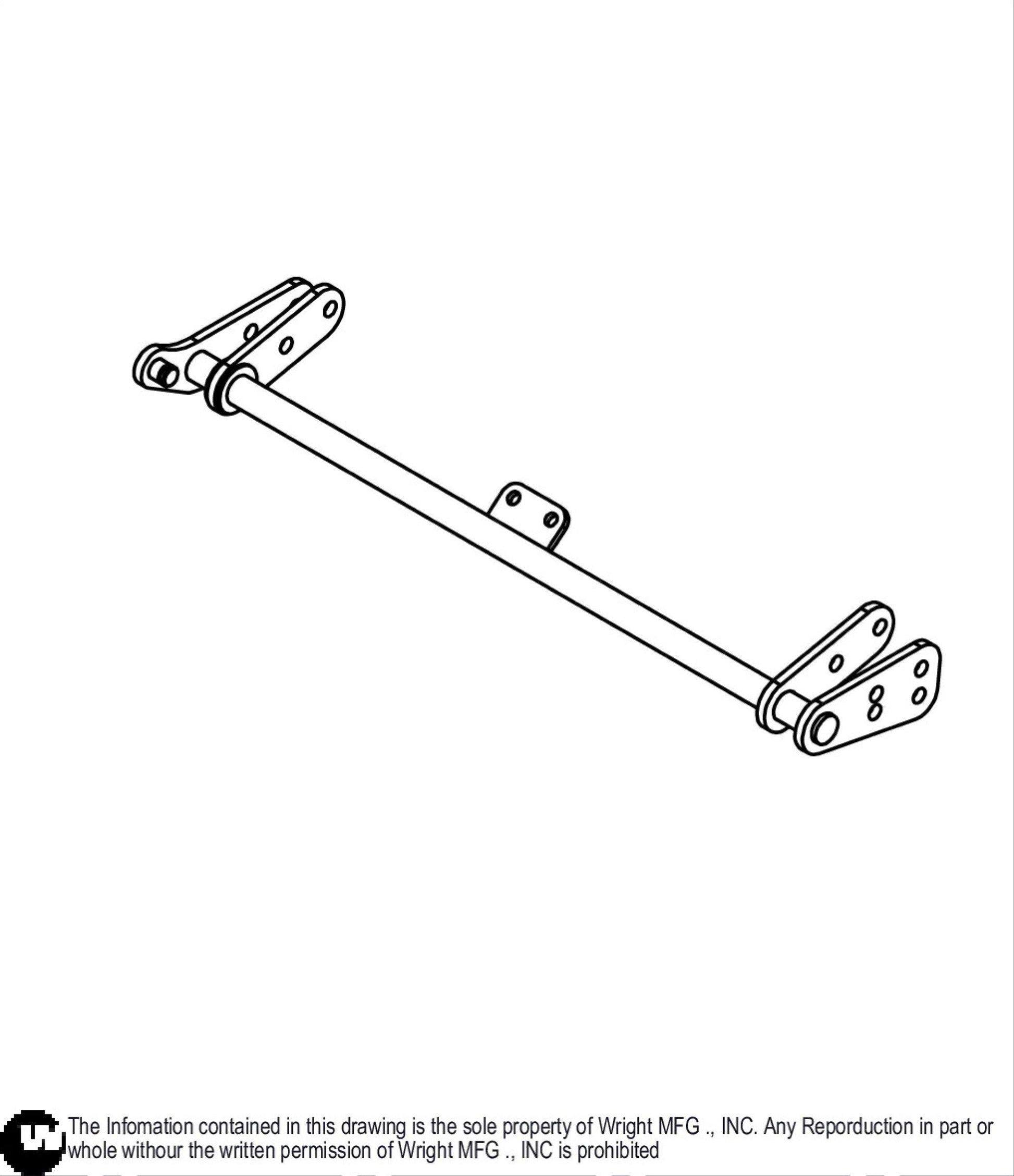 WV PG Brake Bar Weldment 93410144.