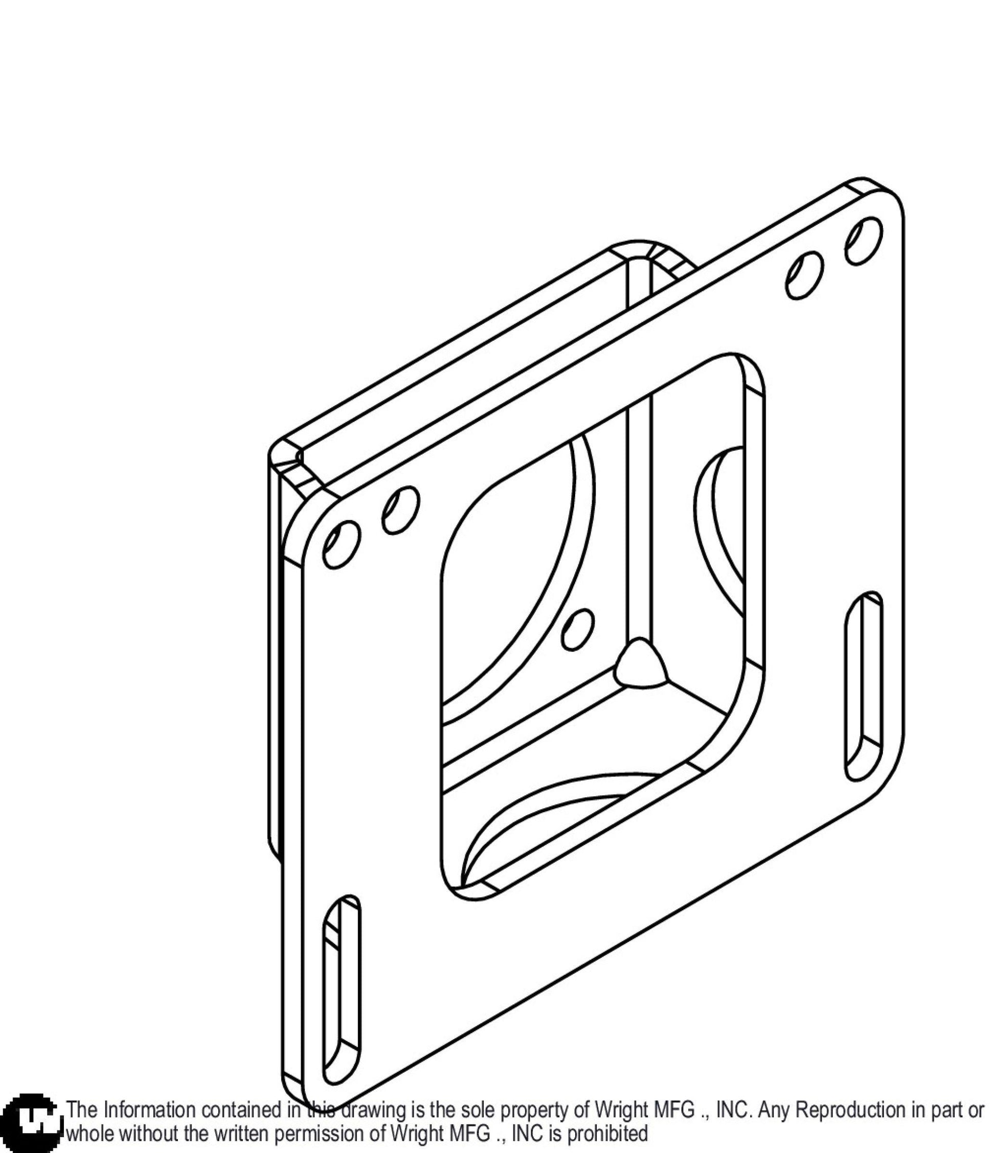 WV Wheel Motor Support Weldment 93410150.