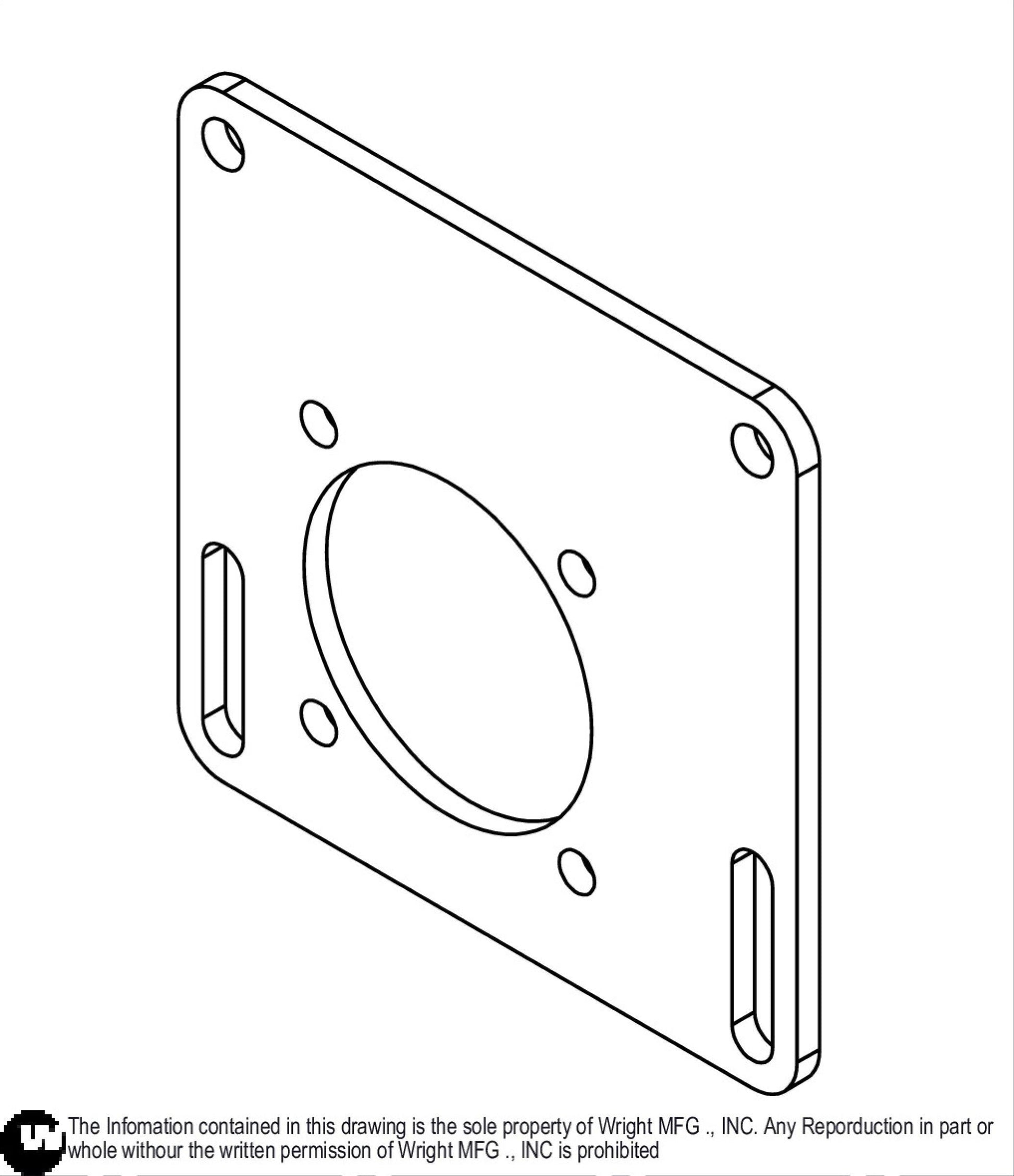 32" WV Wheel Motor Support 93410151.