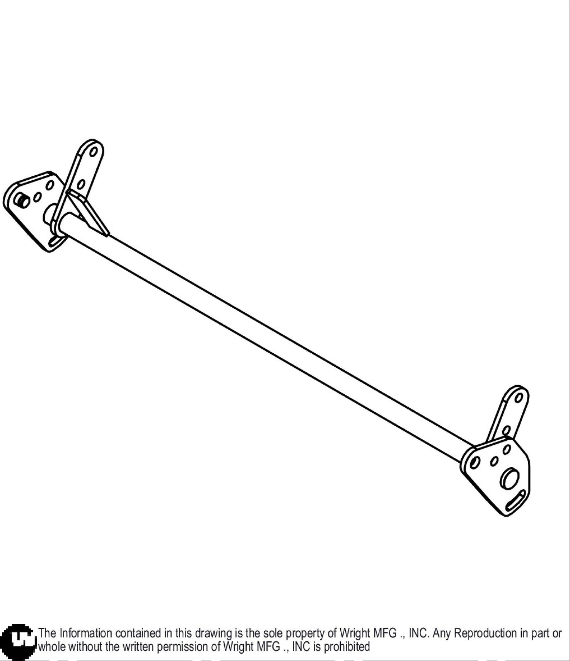 WZ Brake Bar Weldment 93410166.