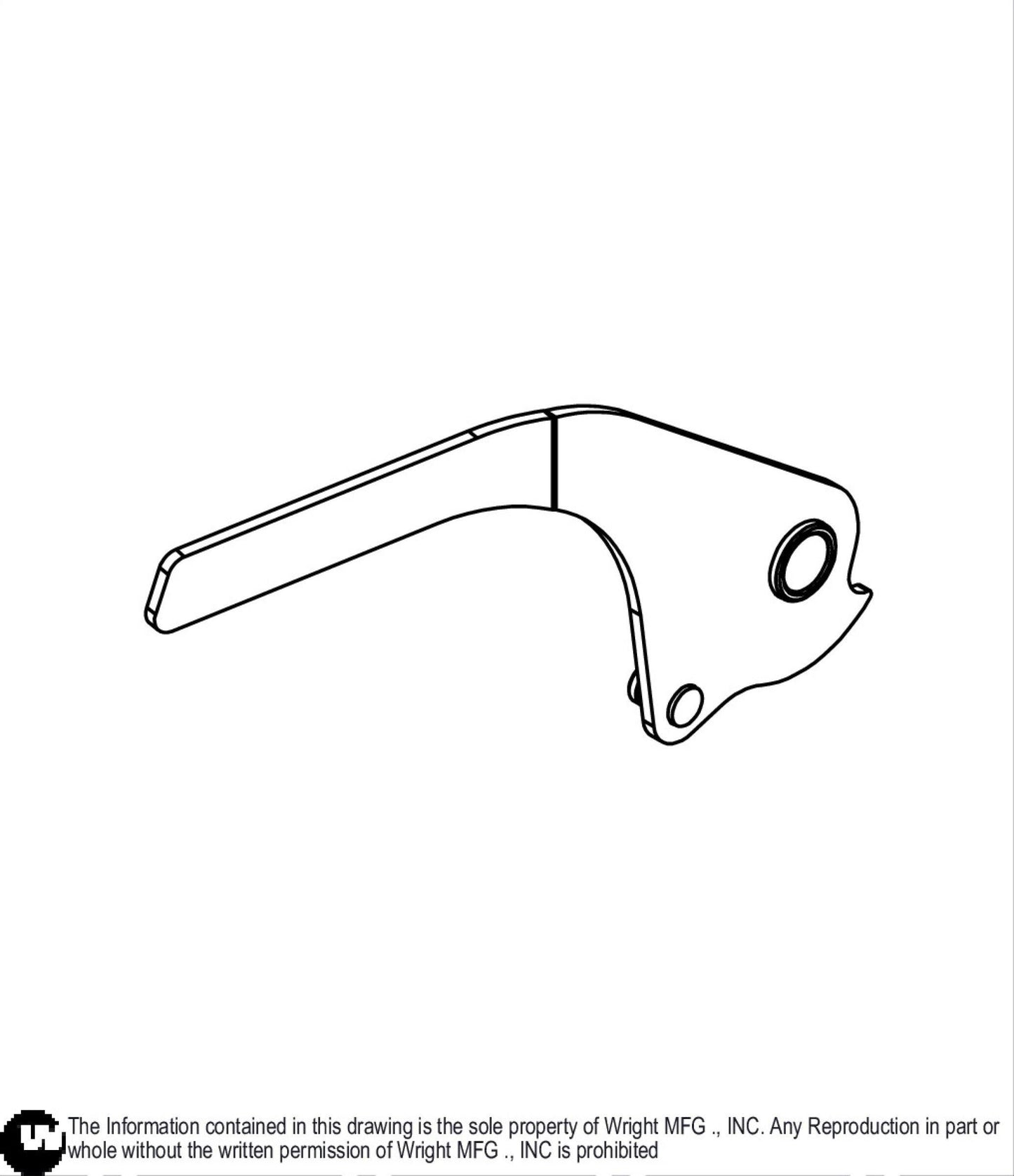 WZ Brake Handle Weldment 93410167.