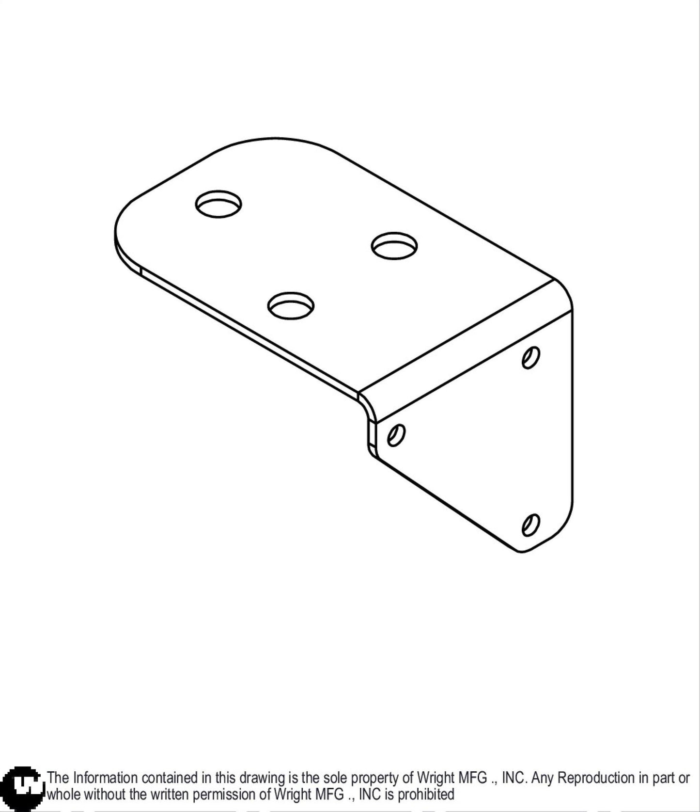Right WZ Fuel Tank Support Weldment 93410171.
