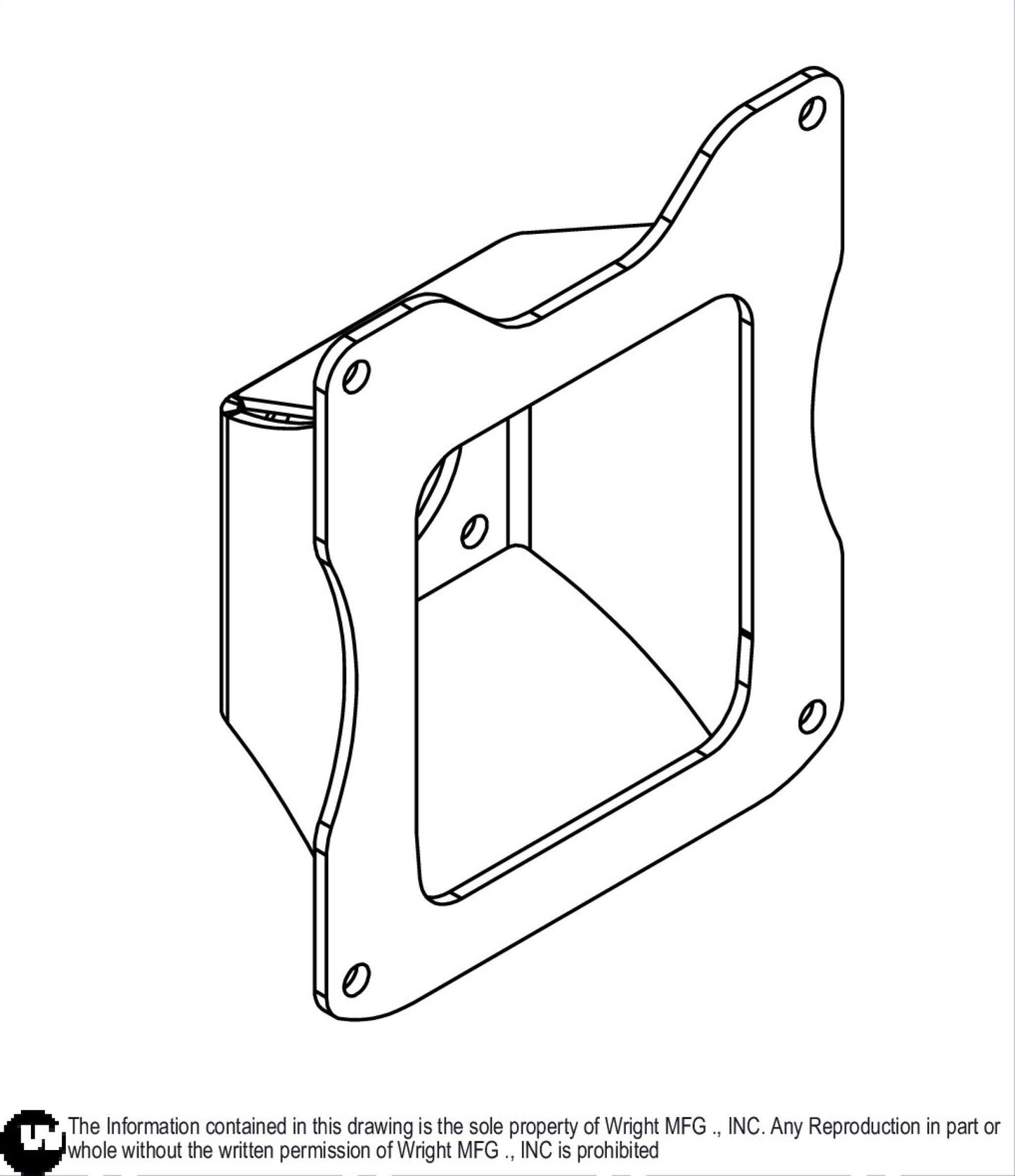 WZ Motor Support Weldment 93410174.