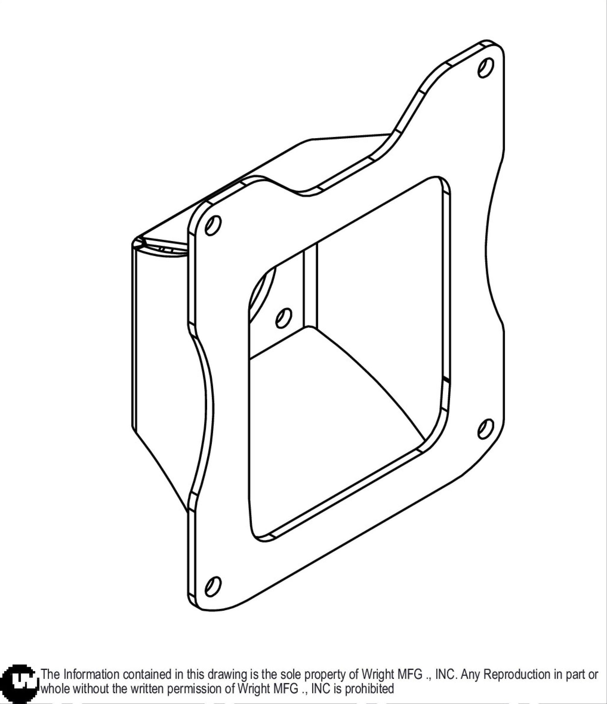 WZ Motor Support Weldment 93410174.