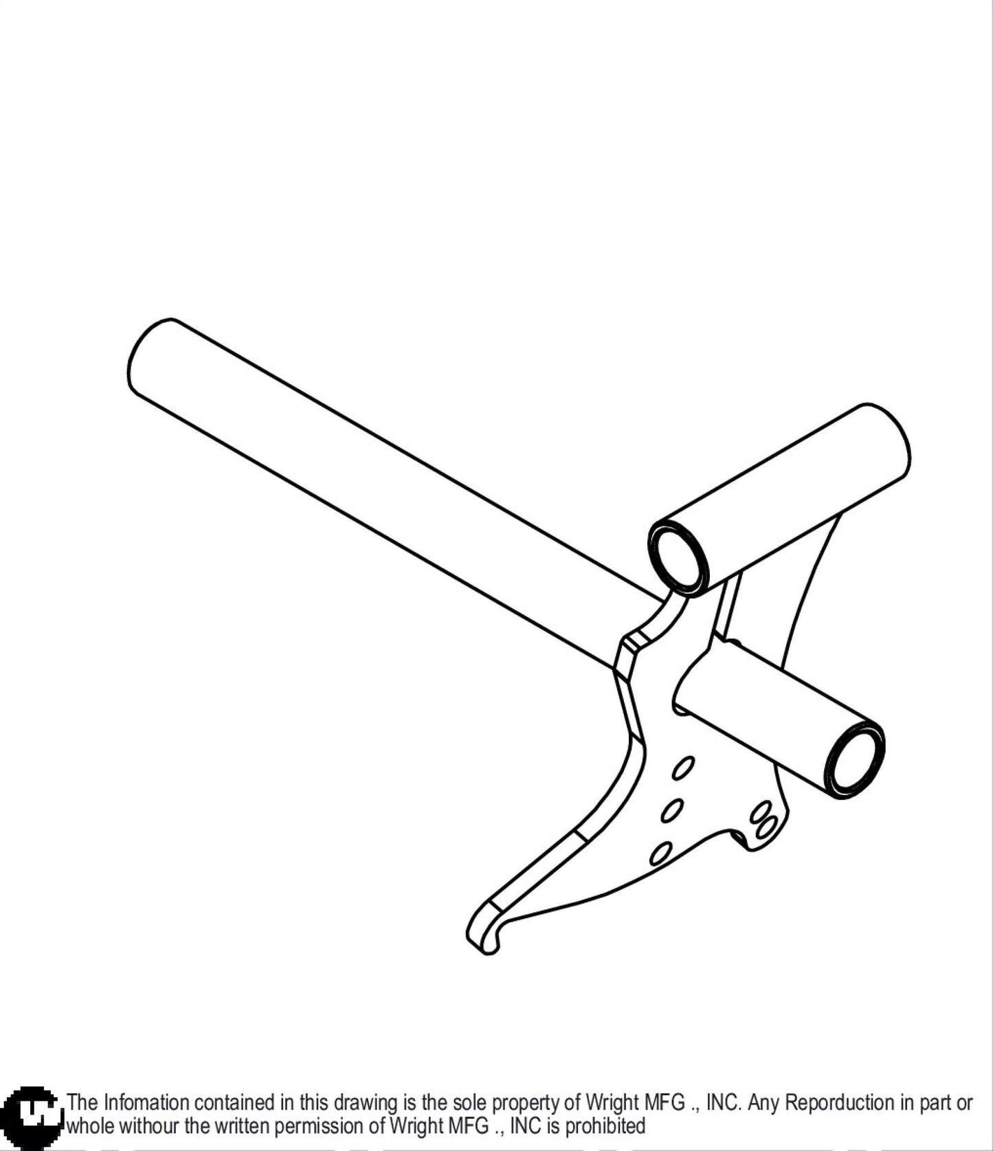 LH WZ Motion Control Pivot Weldment 93410179.