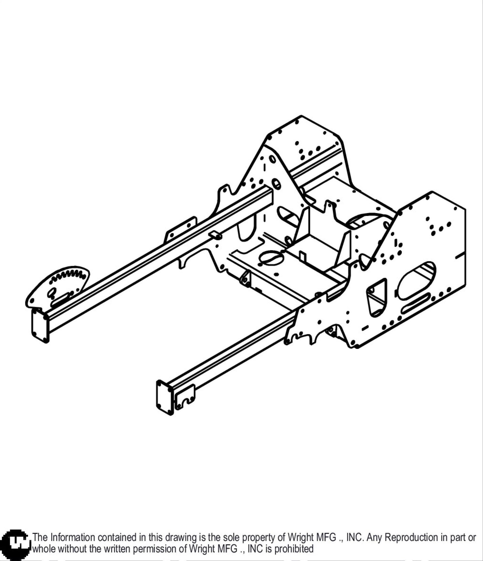WZ Tractor Frame Weldment 93410191.