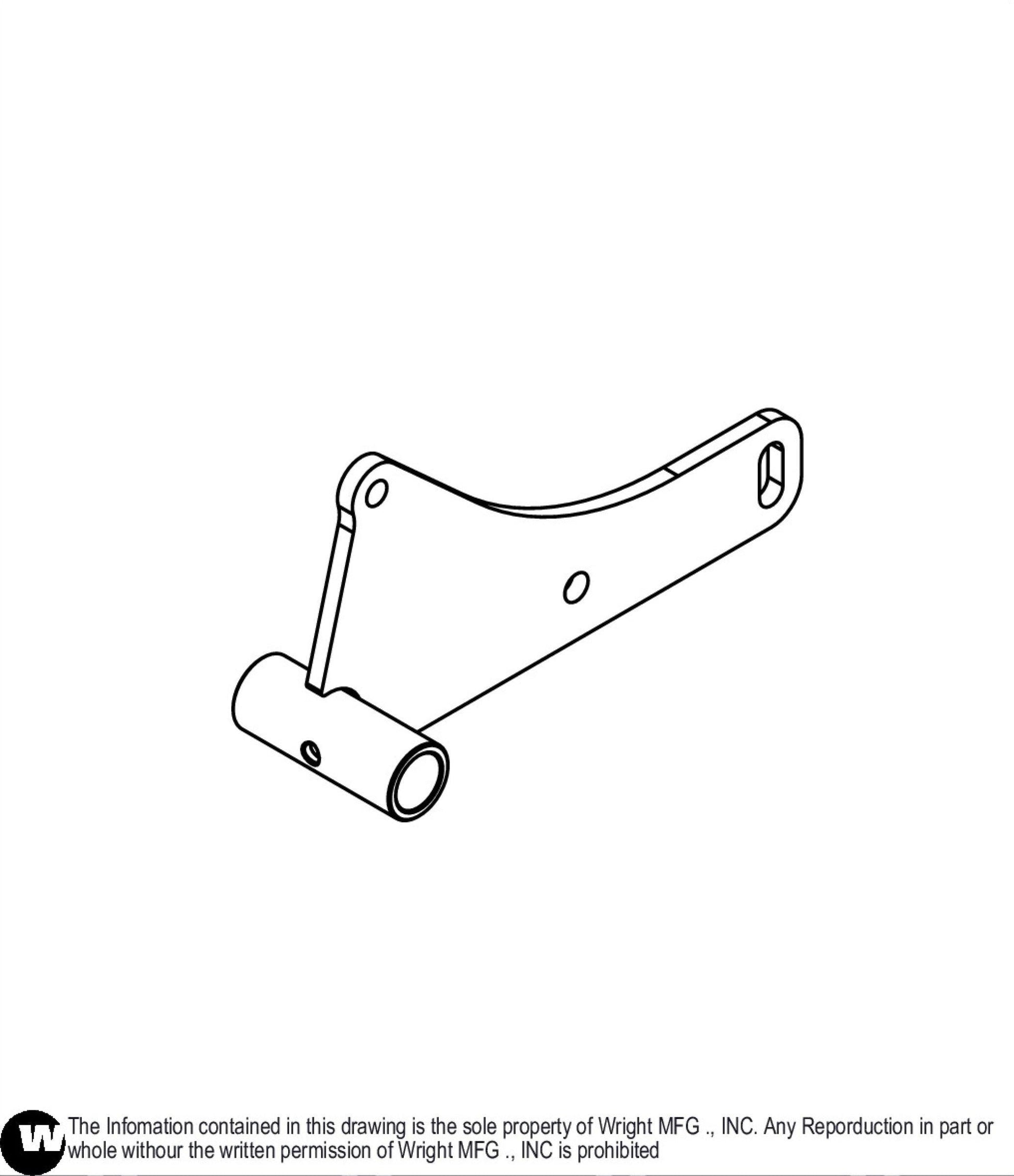 RH Drive Wheel Bell Crank Arm 93410197.