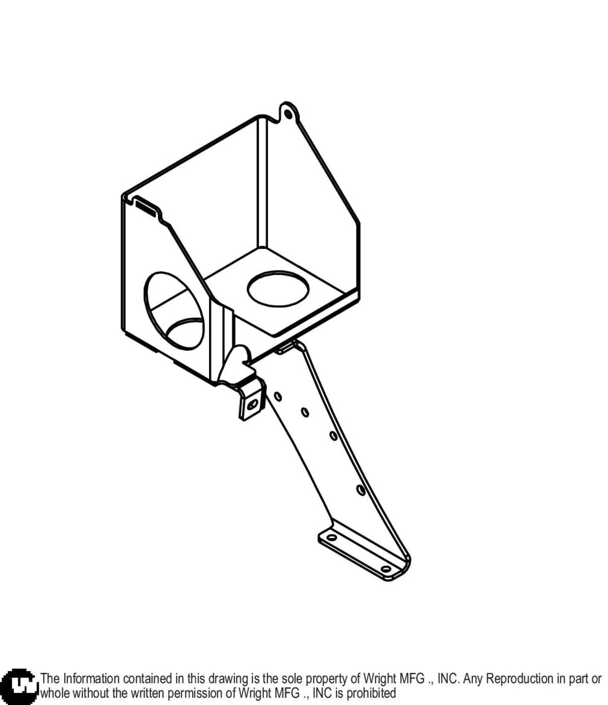 48'-61' WST Battery Stand Weldment 93410219.