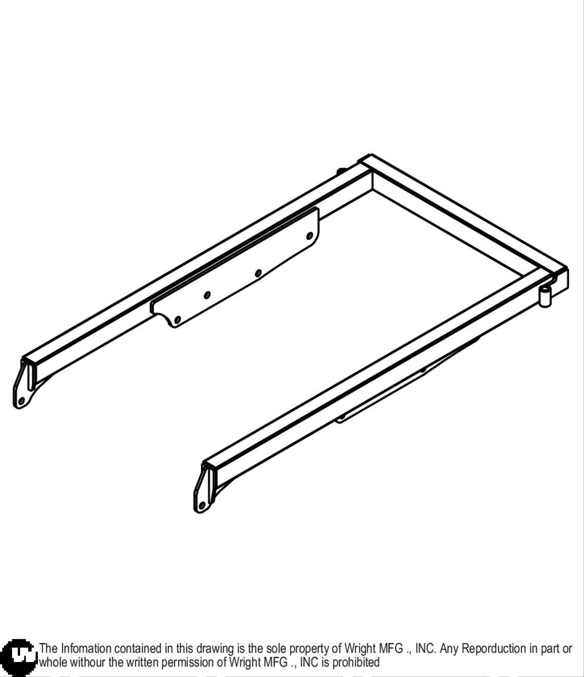 WZK Engine Deck Sub Frame Weldment 93410224.