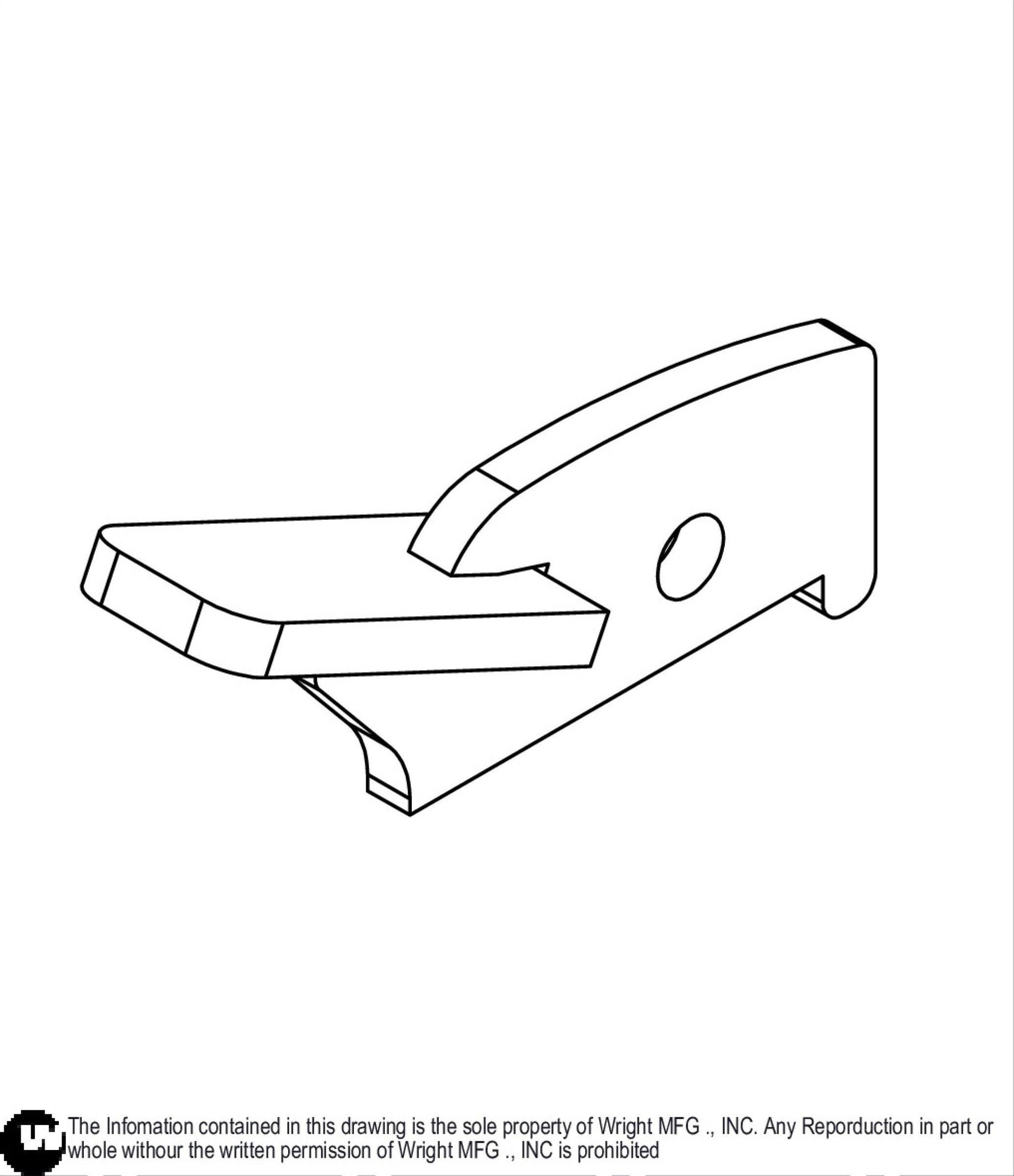 WZK OPC Paddle Weldment 93410226.