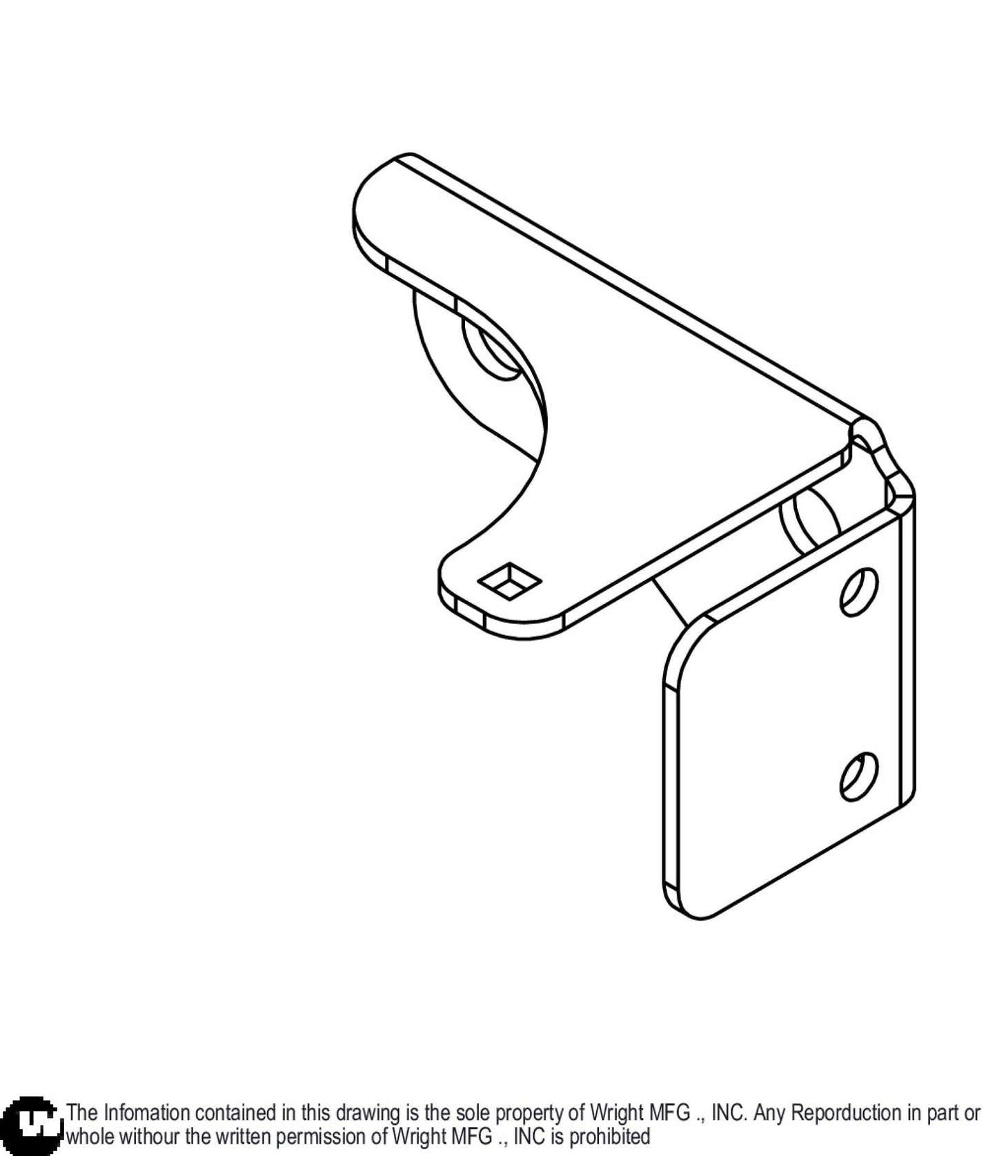 Left Rear WZK Fuel Tank Bracket 93410227.