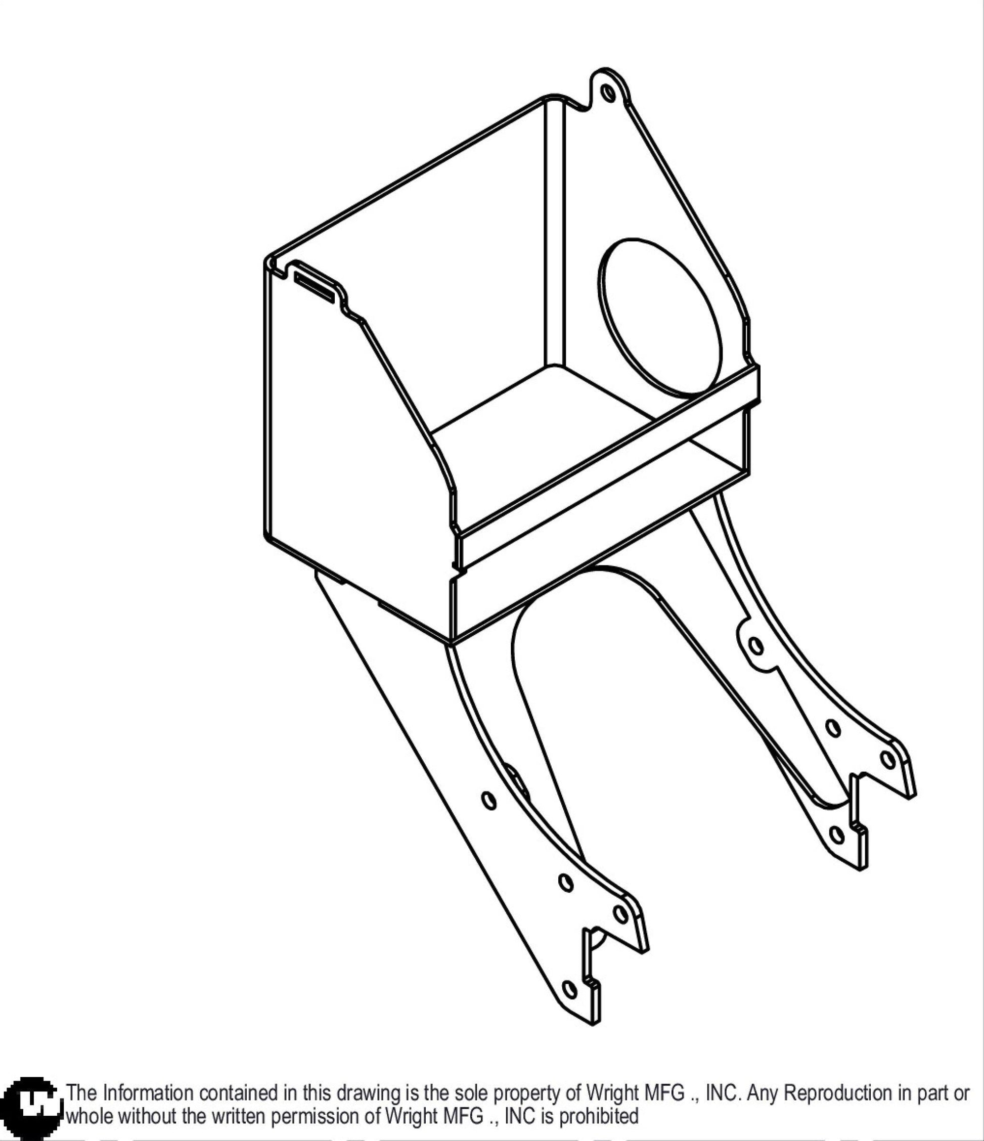 WZK Battery Box Weldment 93410231.