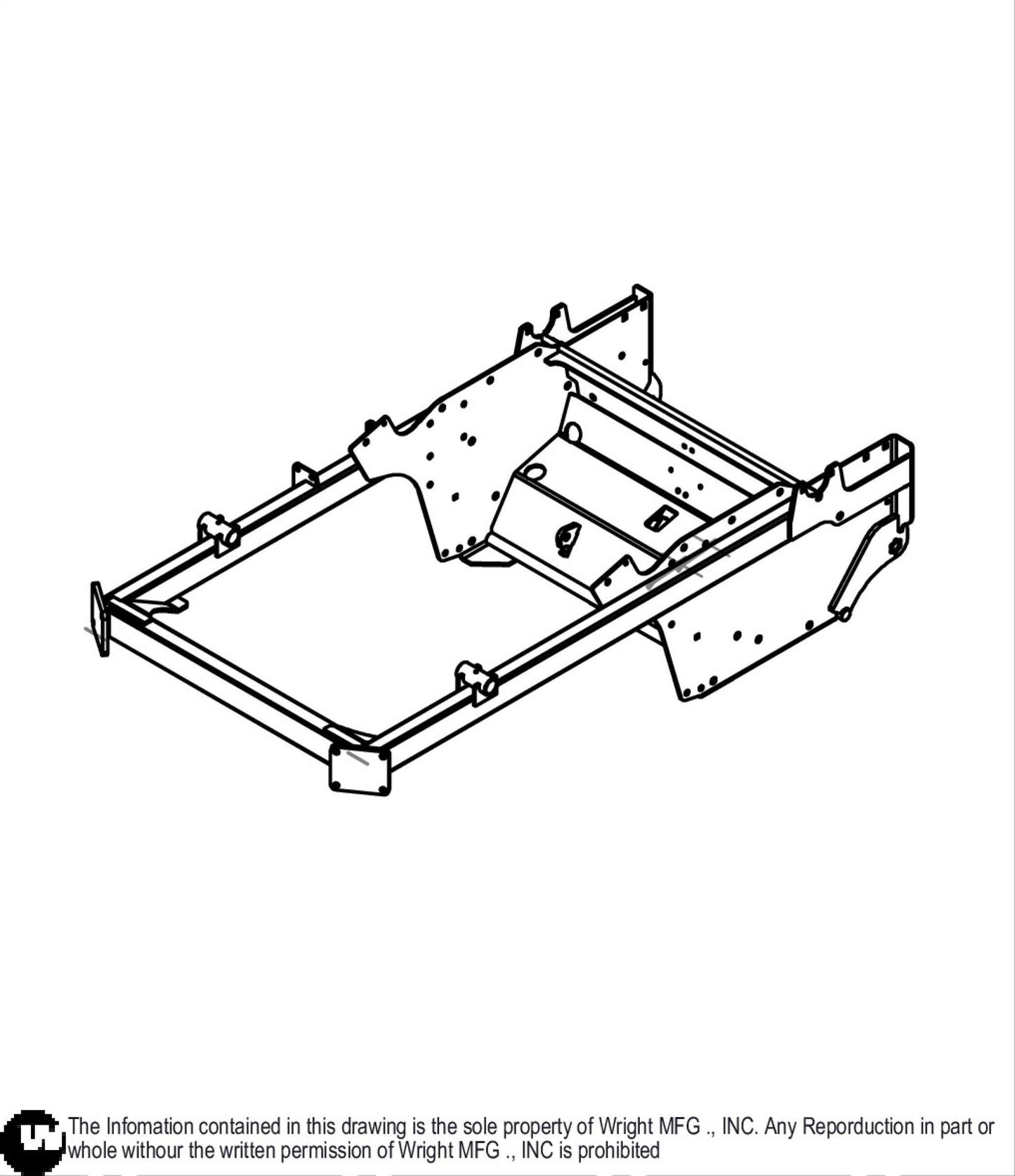 WZK Tractor Body Weldment 93410250.