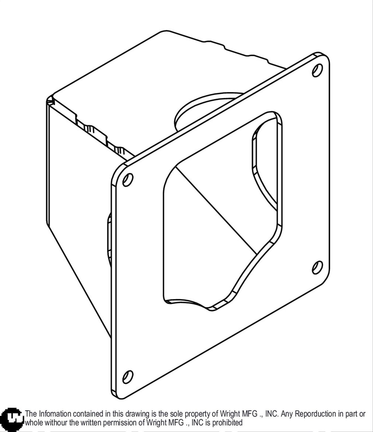 WZK Wheel Motor Support Weldment 93410259.