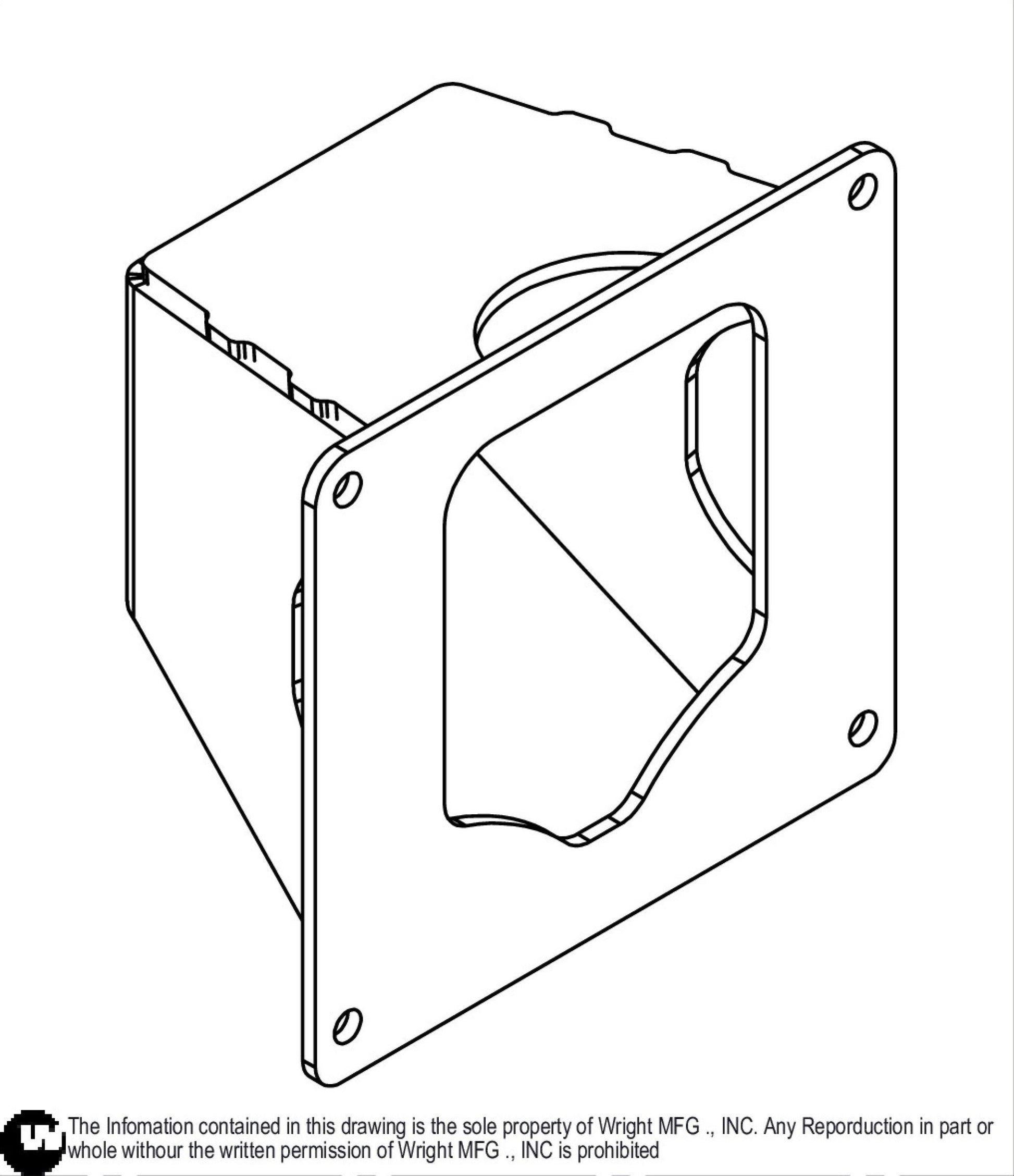 WZK Wheel Motor Support Weldment 93410259.