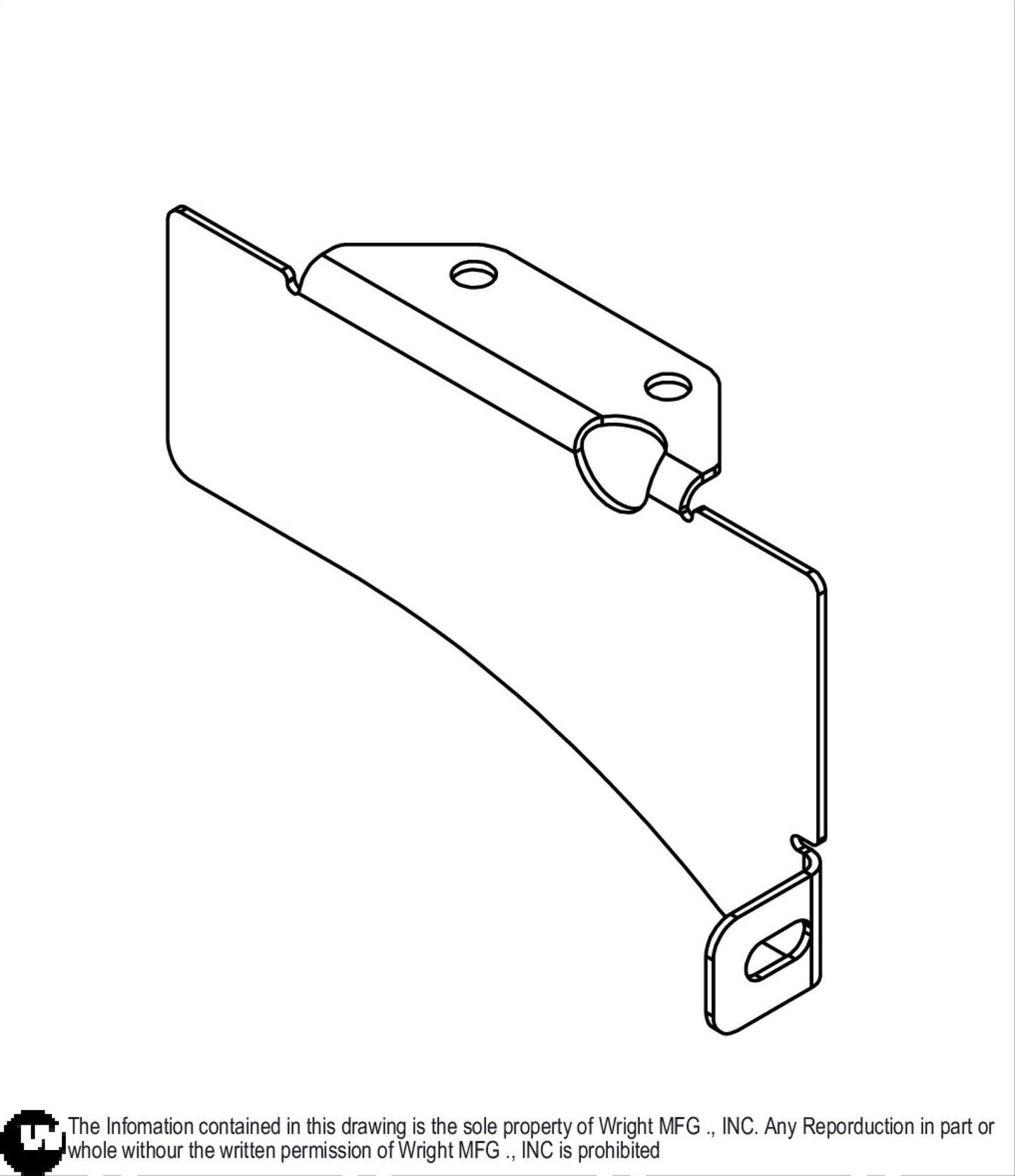 Right WZK Pump Fan Side Shield 93410261.