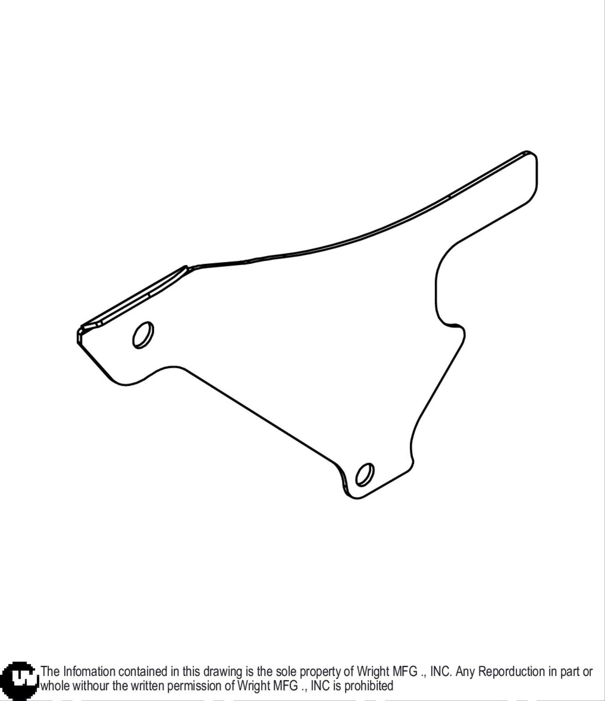 Front Right Block Off Plate 93410271.