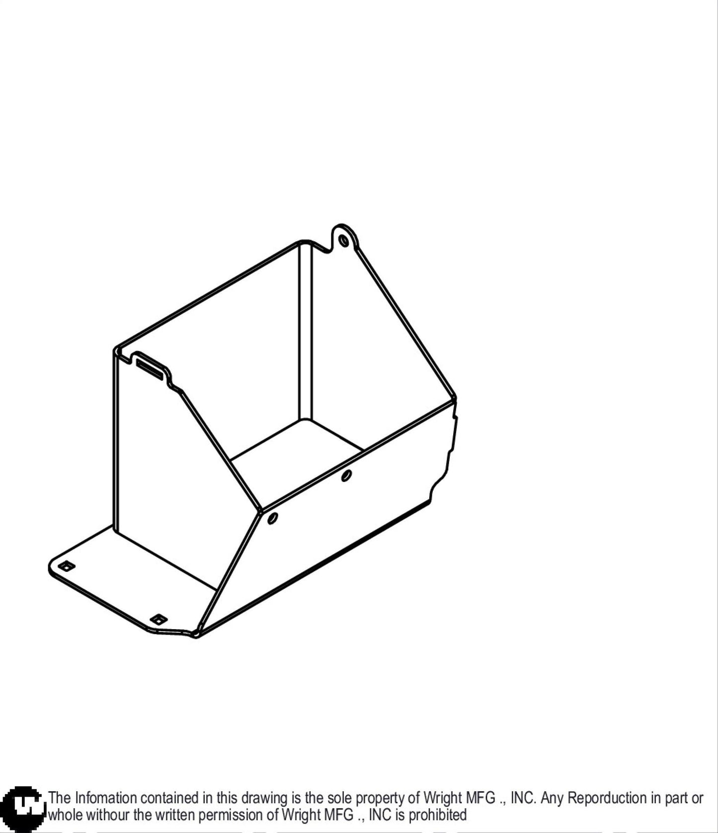WST Battery Box Weldment 93410282.