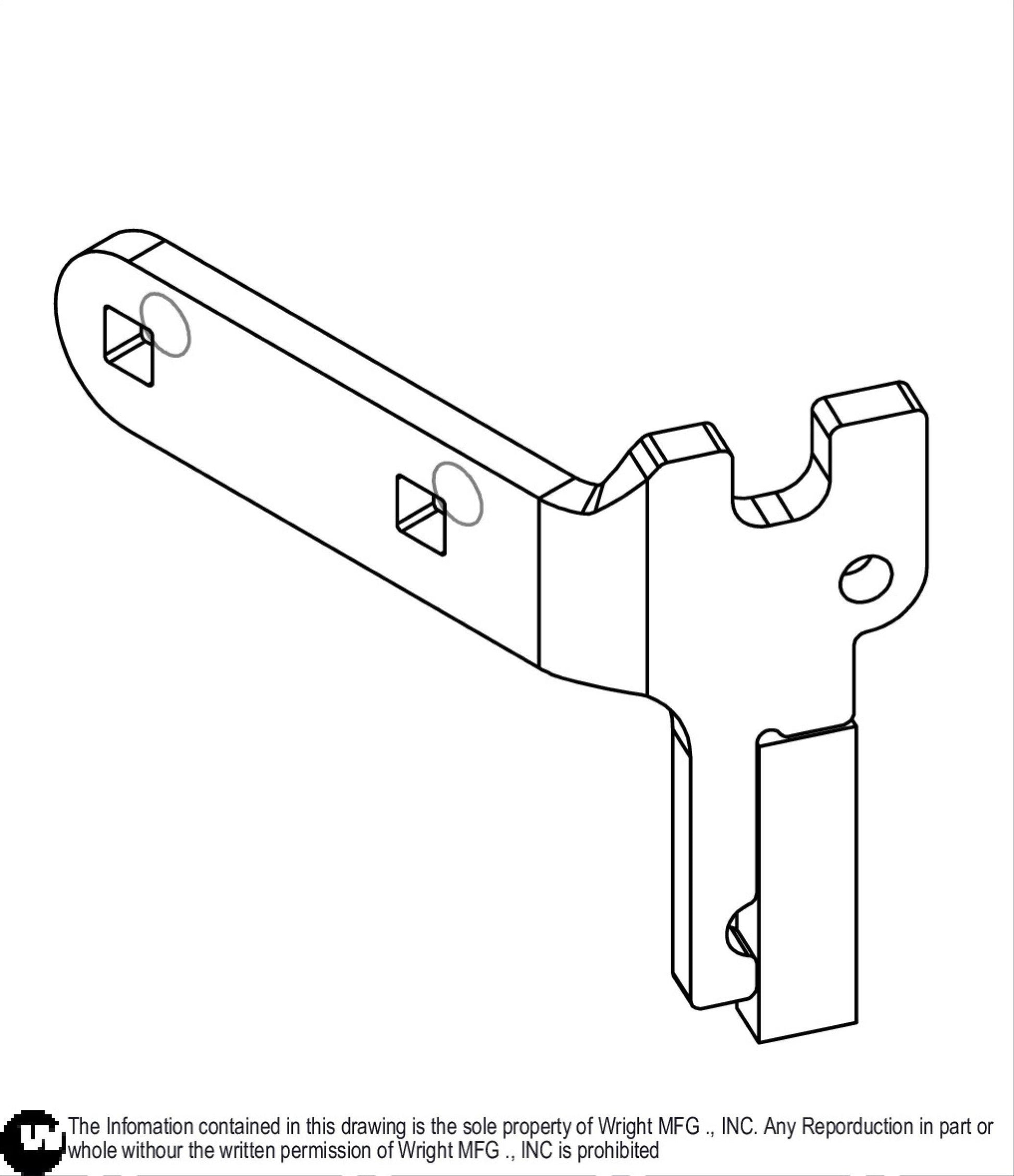 WSTX Clutch Stop Weldment 93410302.