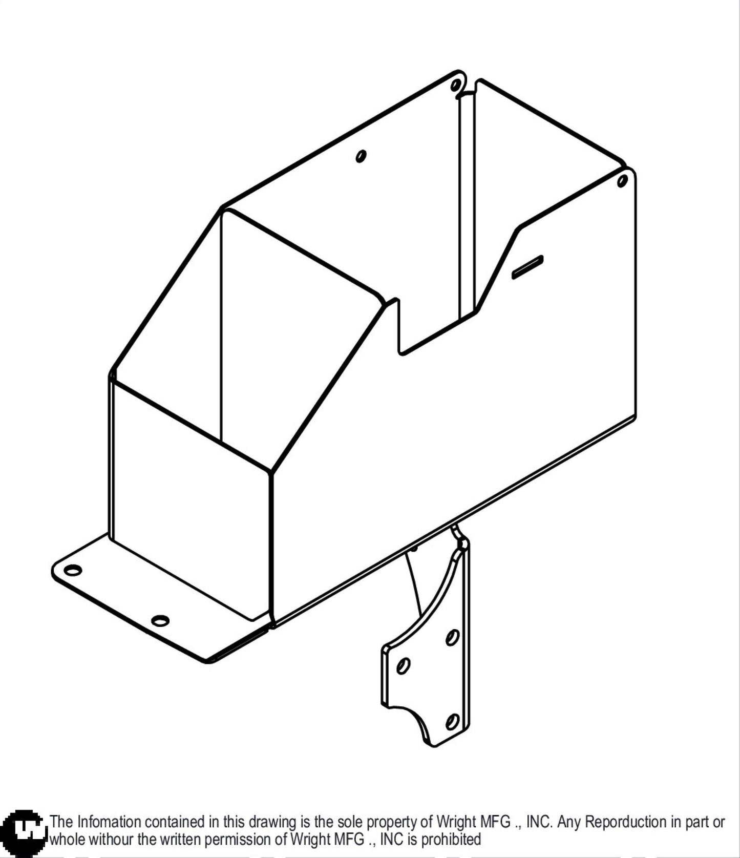 WSTX Battery Box Weldment 93410308.