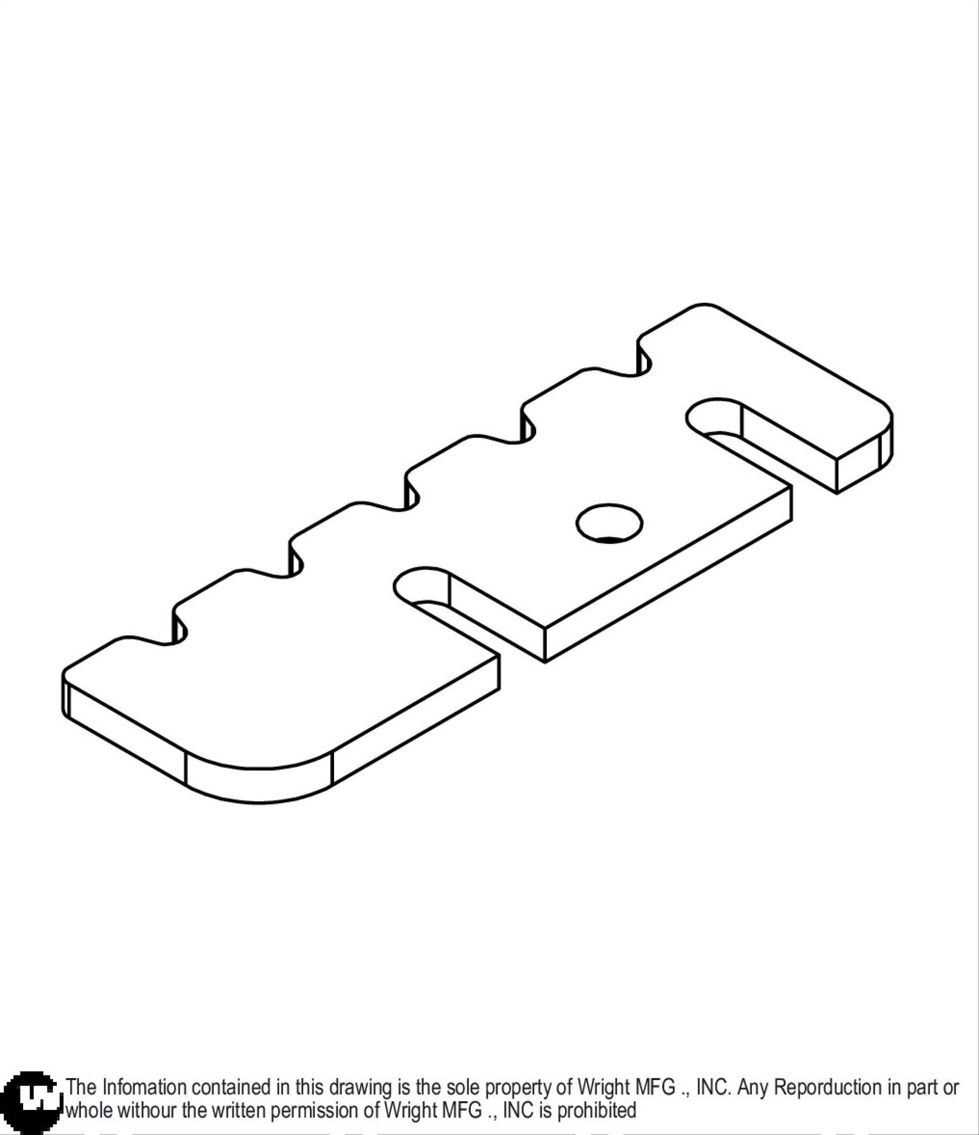WSTX Brake Shoe Cleat 93410310.