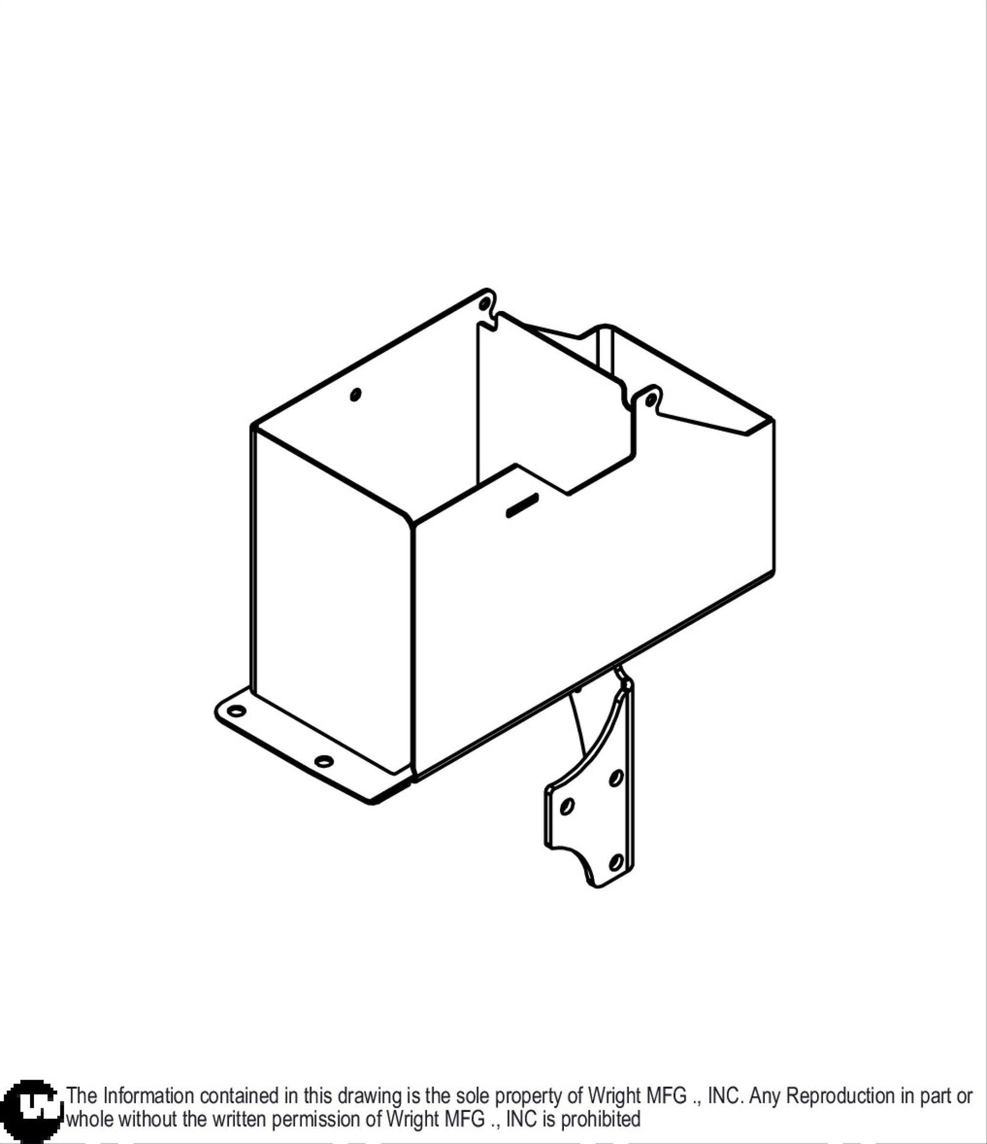 WSPX Battery Box Weldment 93410322.