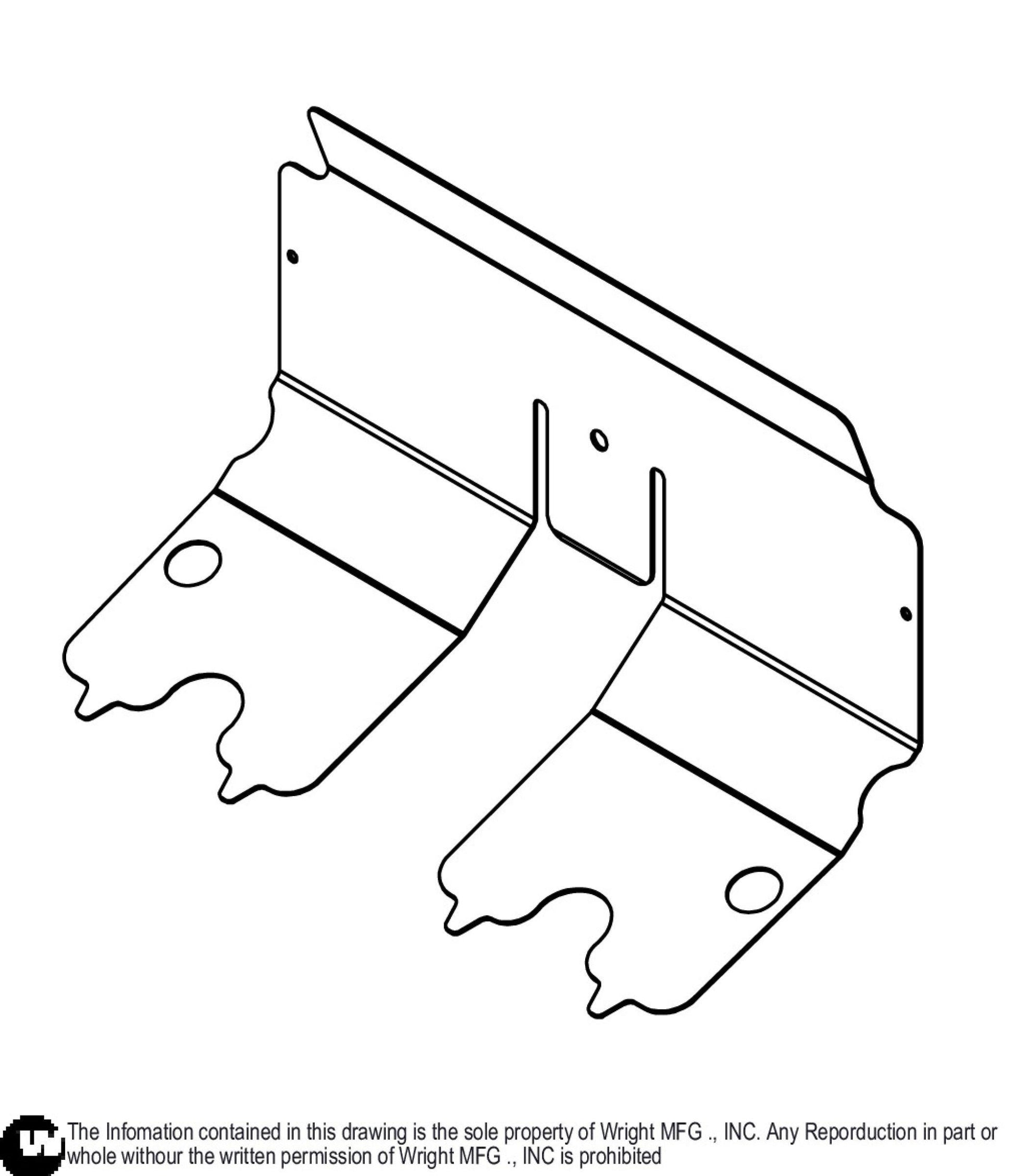 WSPX Tractor Body Toe Plate Guard 93410324.