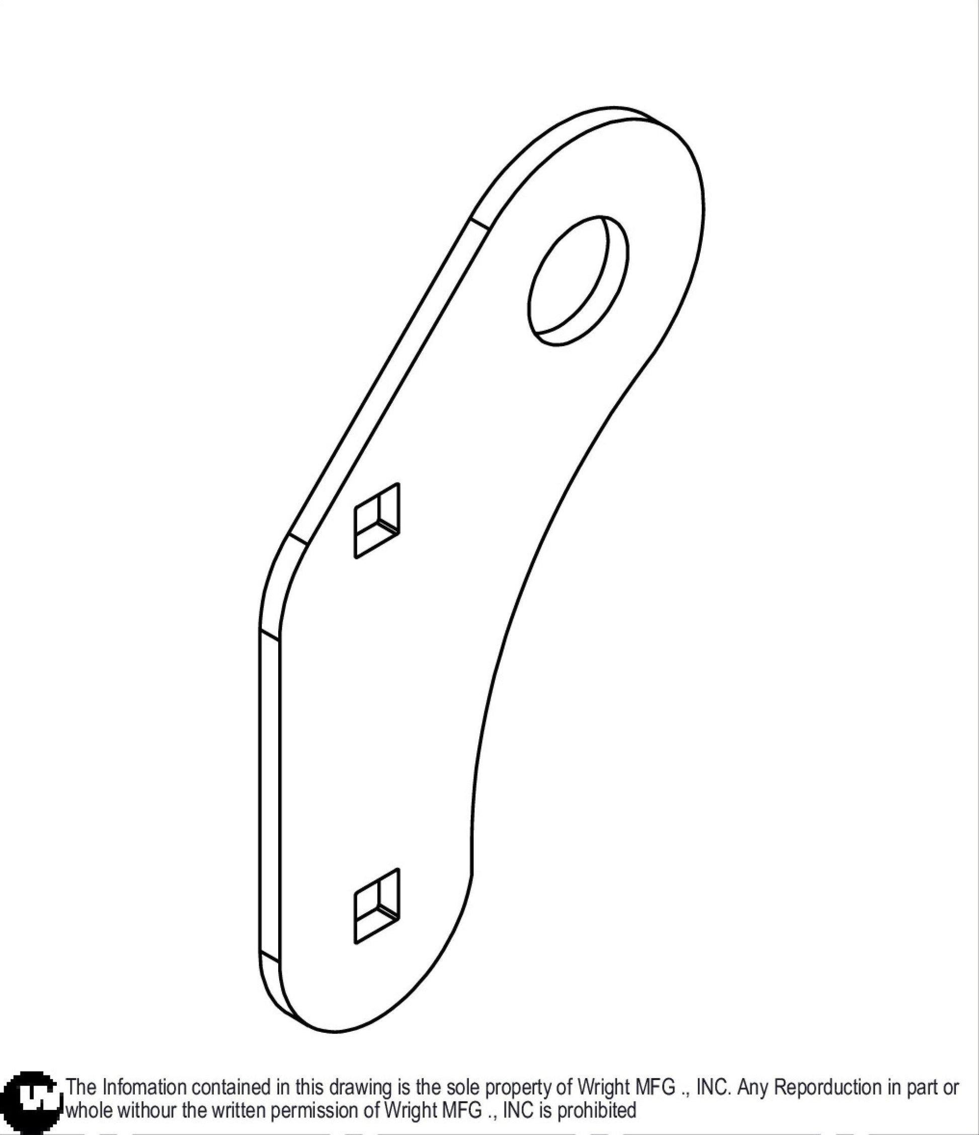 WSPX Seat Adjust Pivot Plate 93410327.