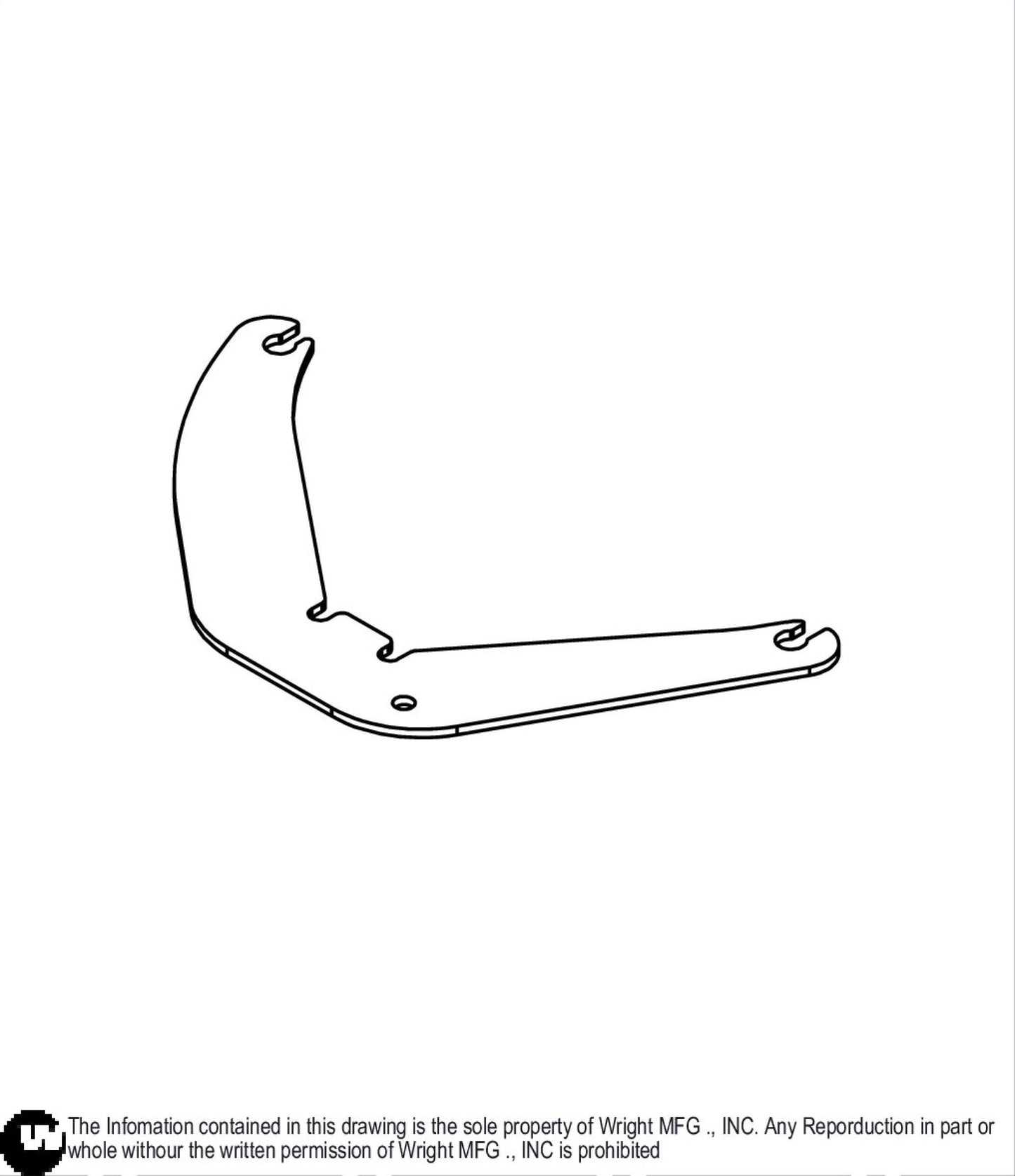 Engine Air Filter Bracket-No Change 93410332.