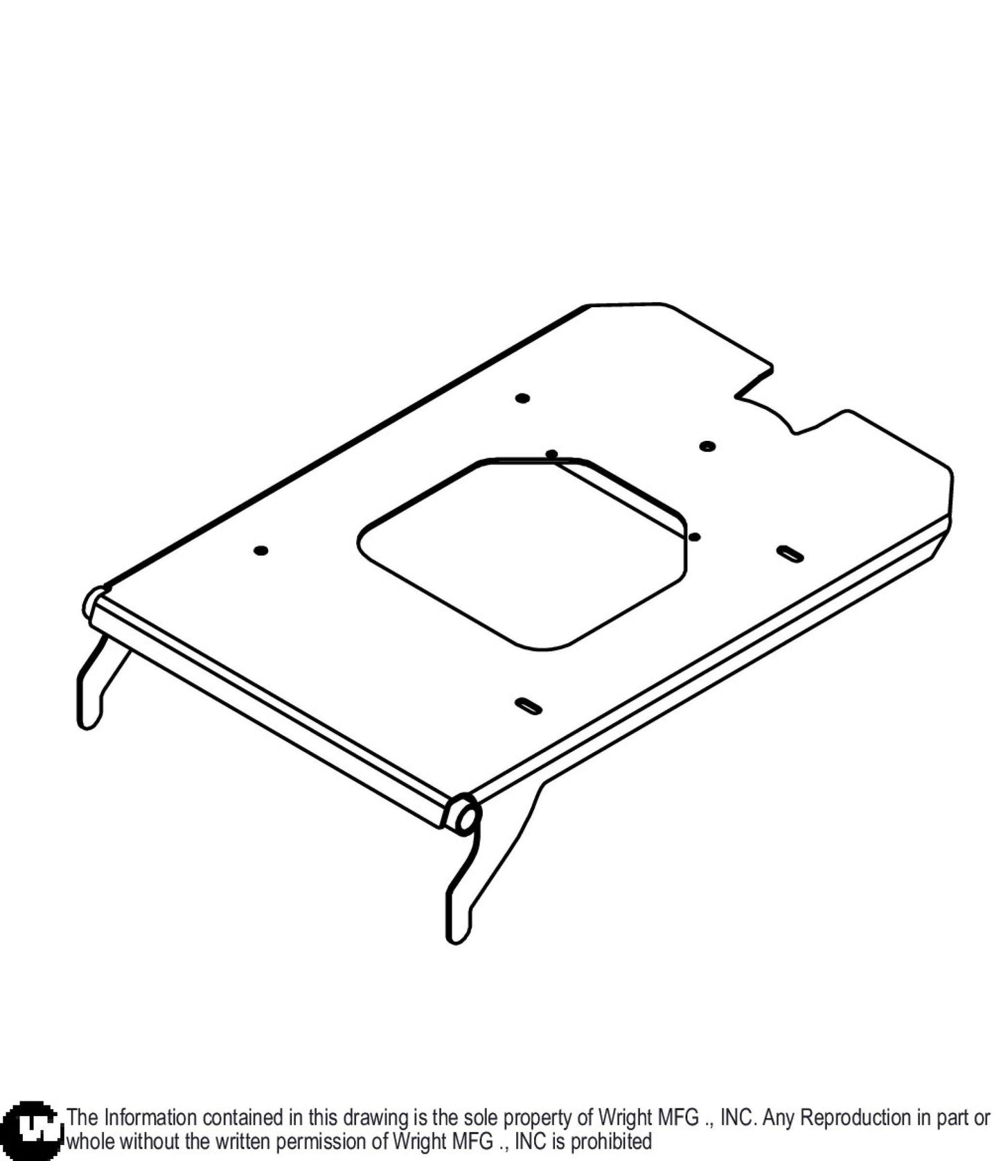 WZTO Seat Support Weldment 93410337.