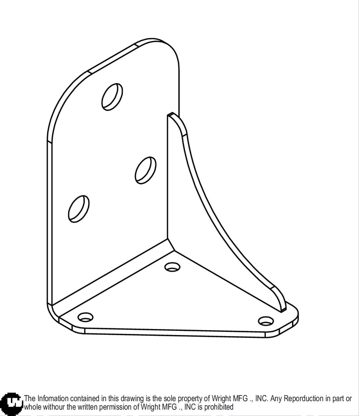 Left WZTO Fuel Tank Support Weldment 93410348.