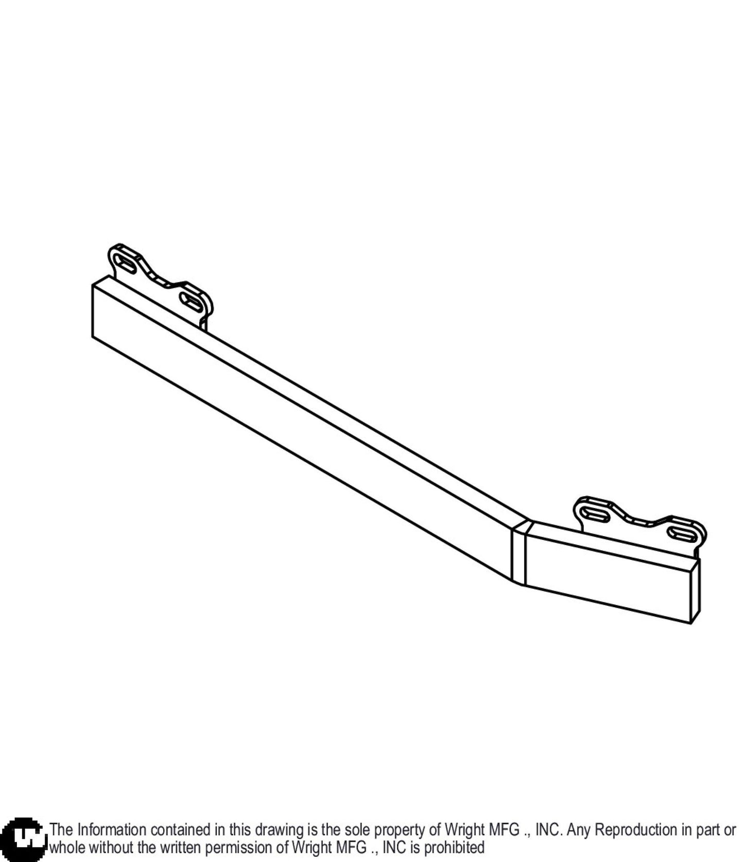 36 WV Weight Bar Weldment 93410355.